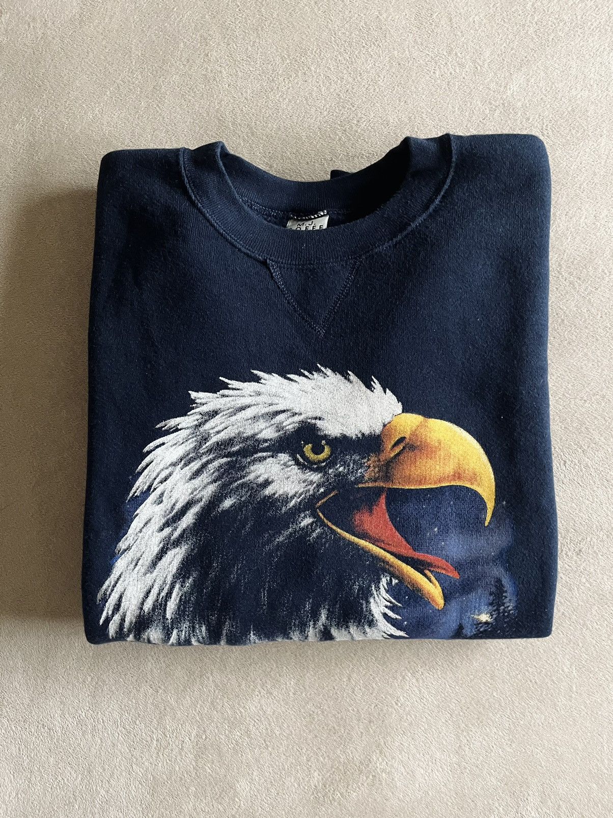 Vintage Vintage Eagle Crewneck (Navy) - XL Size US XL / EU 56 / 4 - 1 Thumbnail