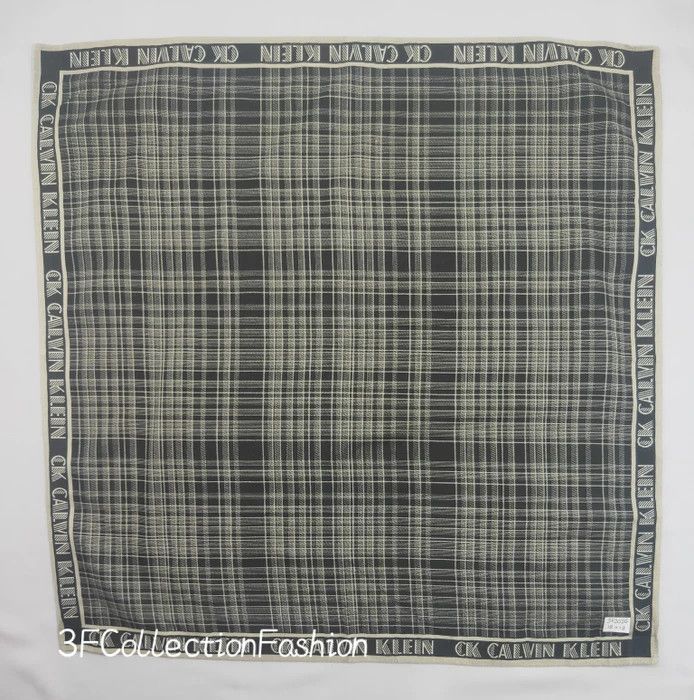 Calvin Klein × Vintage CK Handkerchief/ Headscarf Bandana - 3F2026 Size ONE SIZE - 4 Thumbnail