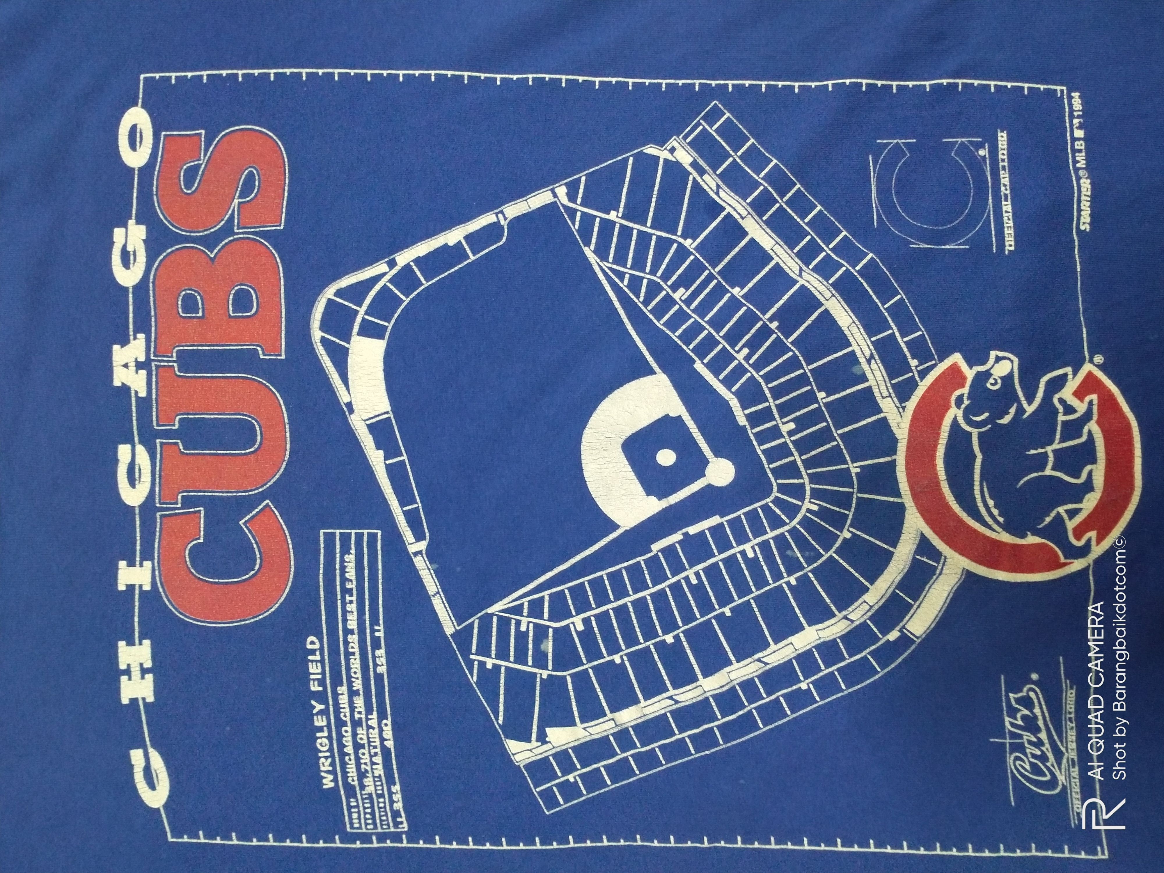 MLB × Starter VTG 90s Starter X Chicago Cubs Wringley Field shirts Size US L / EU 52-54 / 3 - 2 Thumbnail