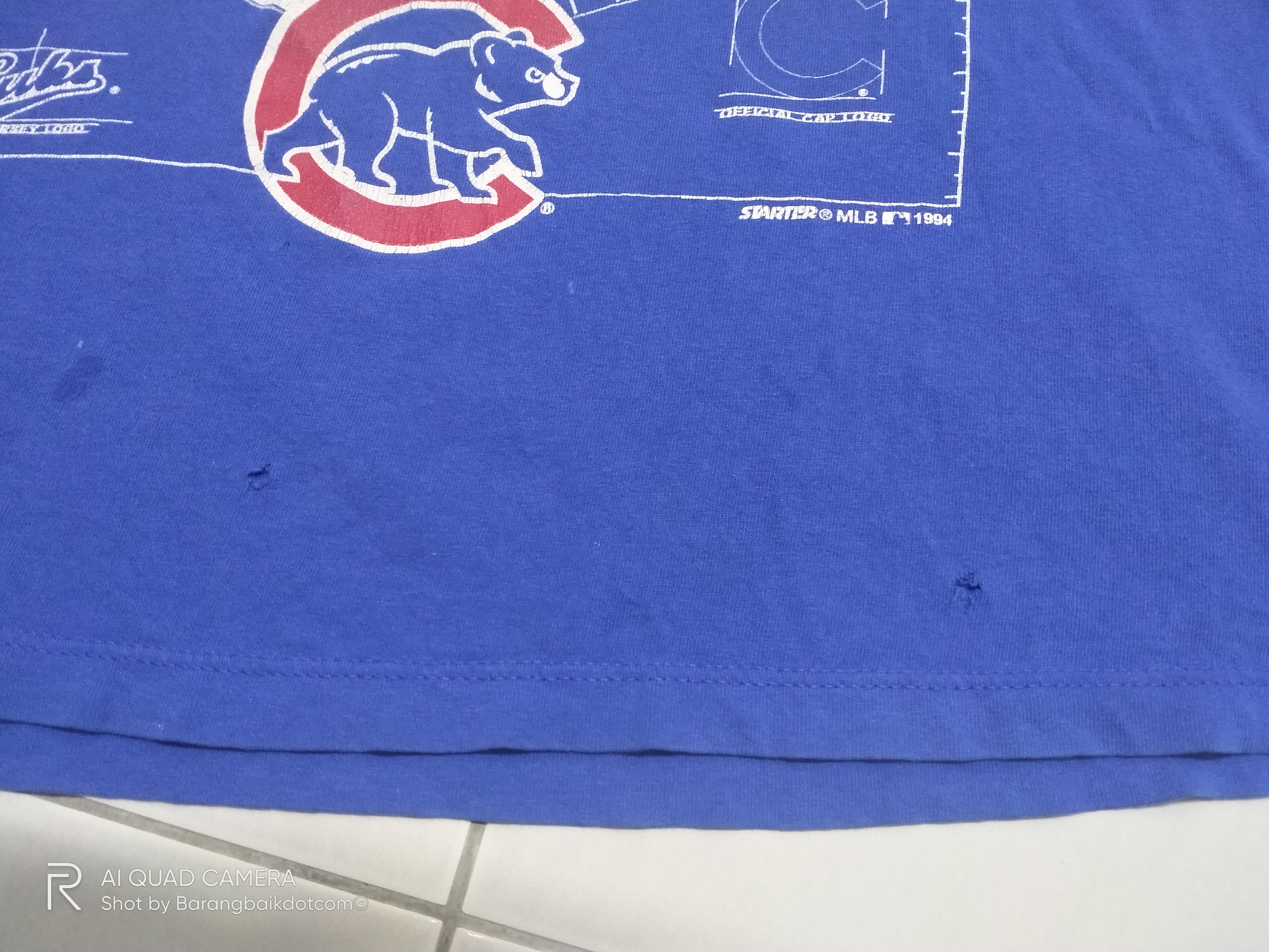 MLB × Starter VTG 90s Starter X Chicago Cubs Wringley Field shirts Size US L / EU 52-54 / 3 - 7 Thumbnail