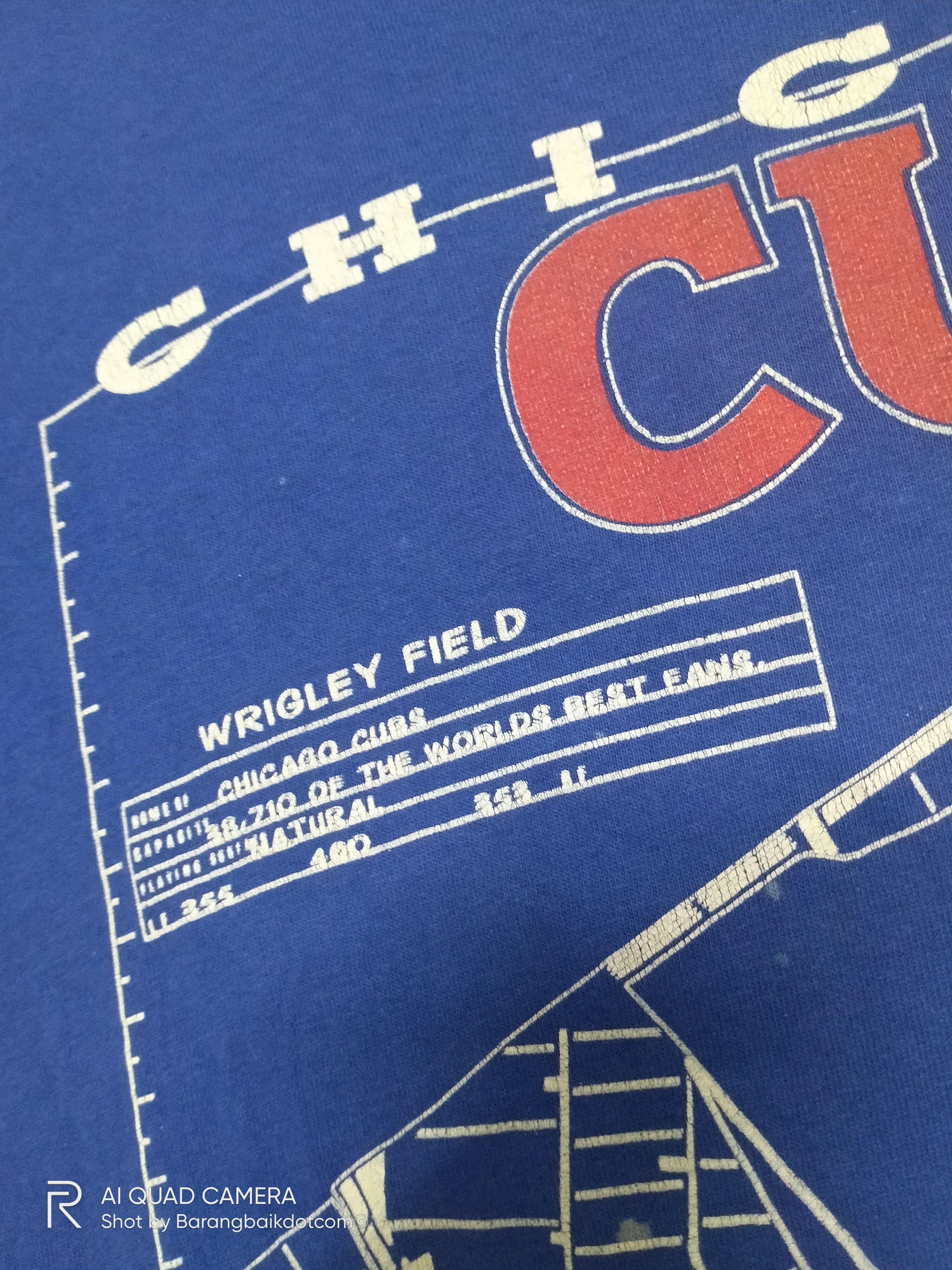 MLB × Starter VTG 90s Starter X Chicago Cubs Wringley Field shirts Size US L / EU 52-54 / 3 - 5 Thumbnail