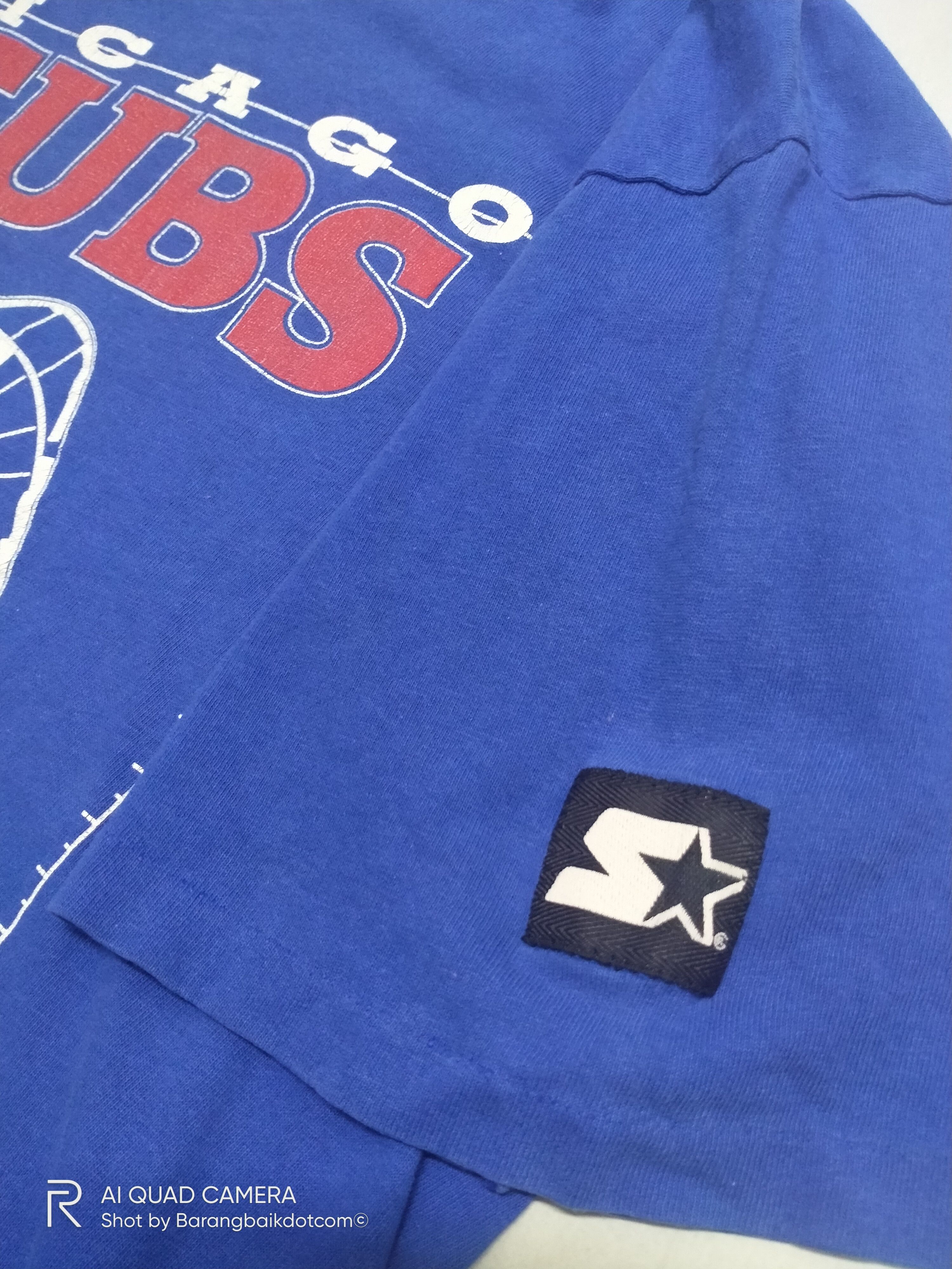 MLB × Starter VTG 90s Starter X Chicago Cubs Wringley Field shirts Size US L / EU 52-54 / 3 - 6 Thumbnail