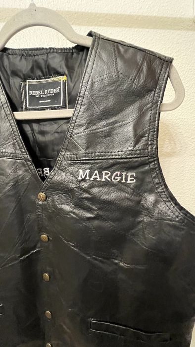 Vintage Vintage Rebel Ryder Leather Vest Grailed