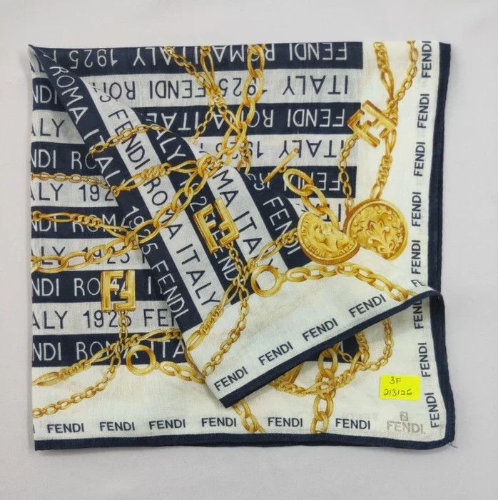 Vintage Fendi Roma Handkerchief/ Headscarf/ Bandana - 3F213126 | Grailed