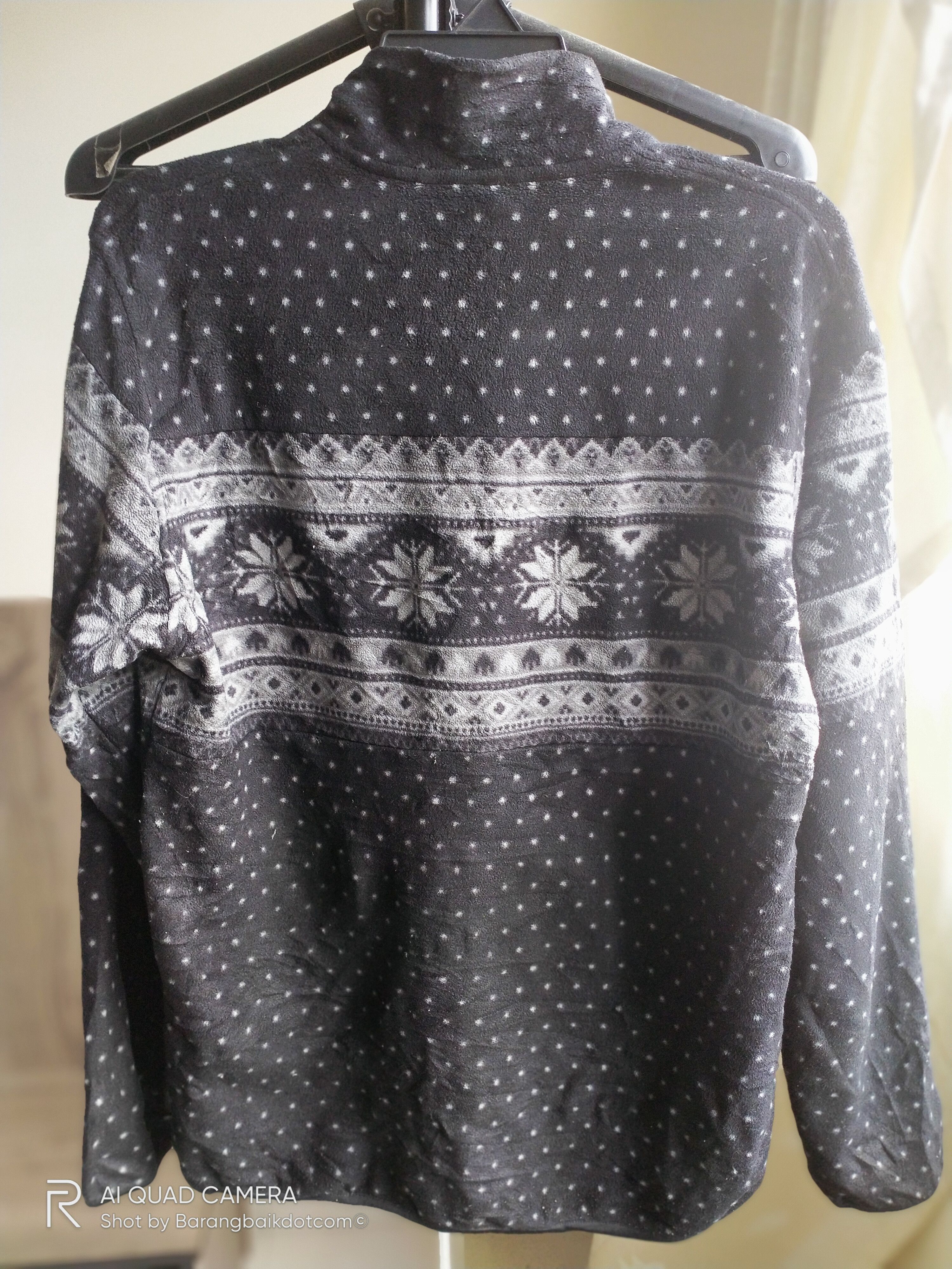 Japanese Brand × Uniqlo Jacquard pattern zip up fleece jacket Size US L / EU 52-54 / 3 - 5 Thumbnail