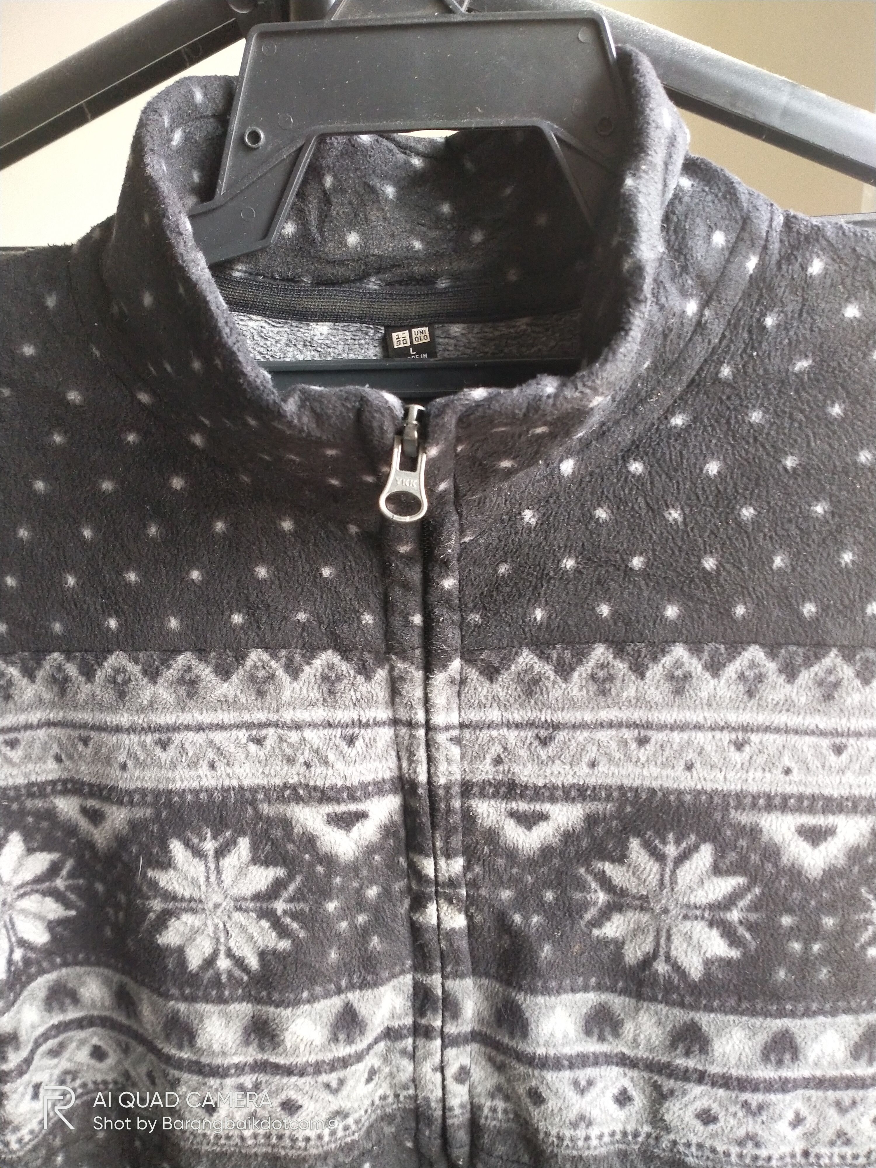 Japanese Brand × Uniqlo Jacquard pattern zip up fleece jacket Size US L / EU 52-54 / 3 - 3 Thumbnail