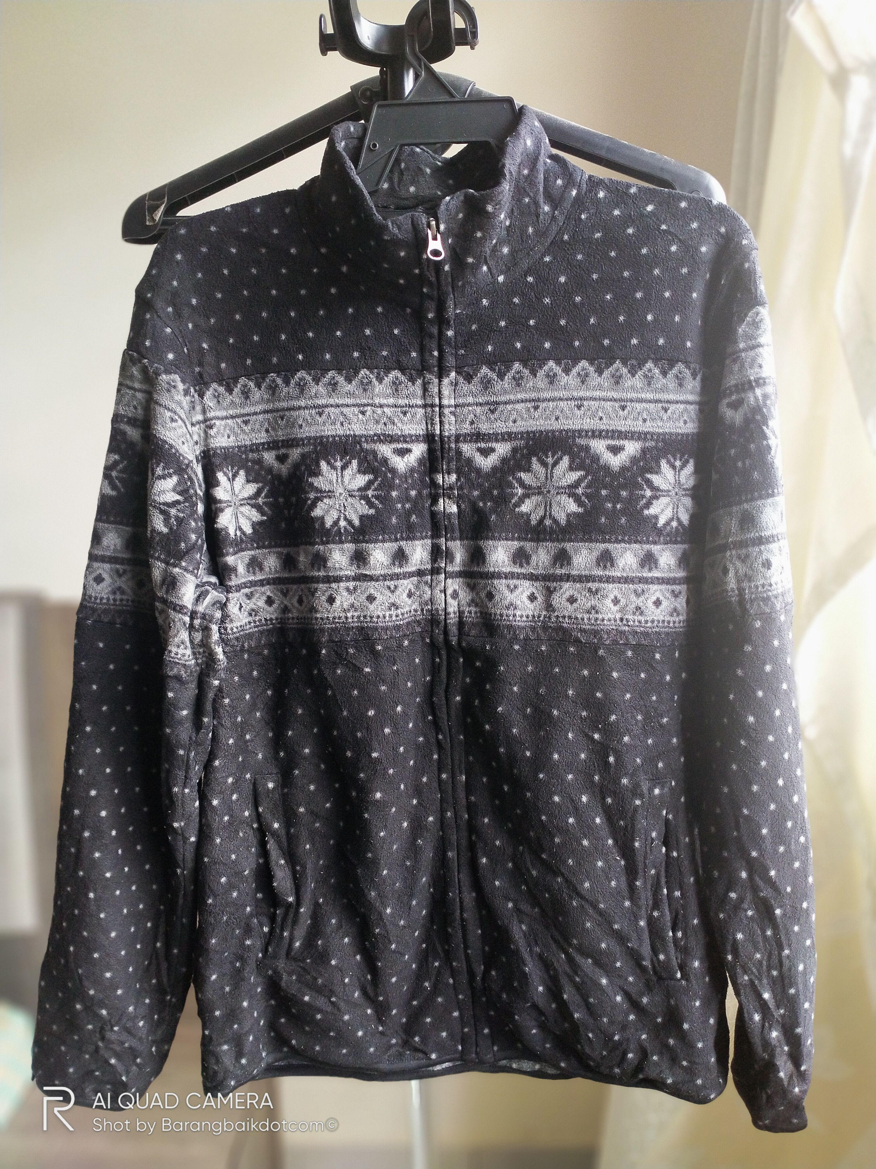Japanese Brand × Uniqlo Jacquard pattern zip up fleece jacket Size US L / EU 52-54 / 3 - 1 Thumbnail