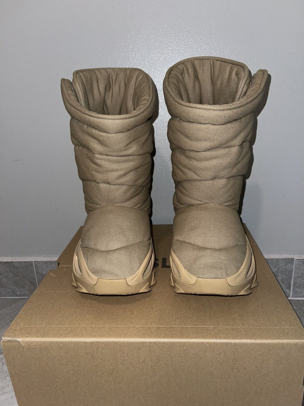 Adidas  Kanye West Adidas Yeezy NSLTD Boot Khaki | Grailed