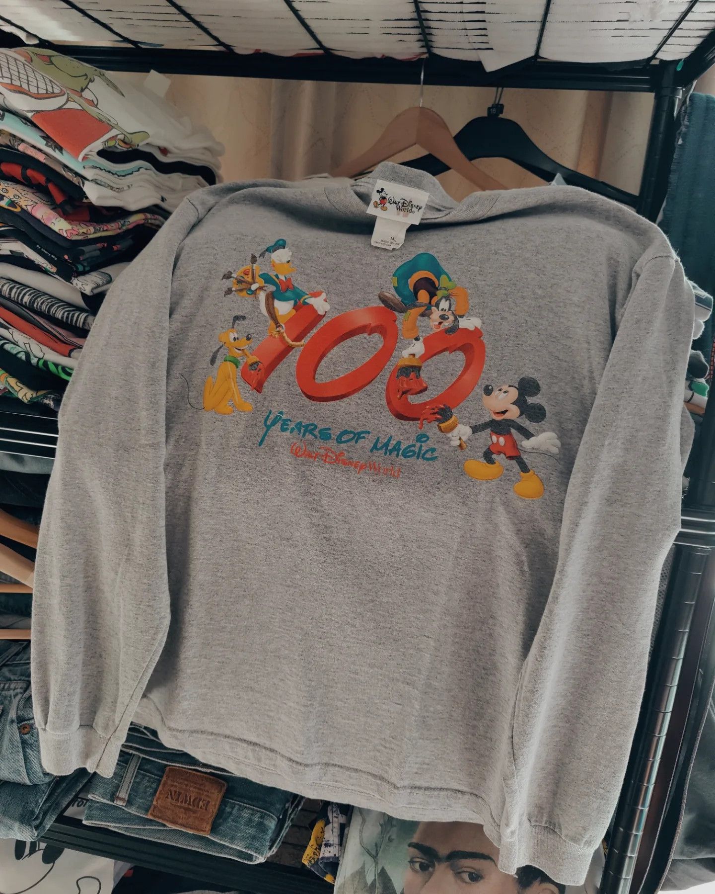 Disney × Mickey Mouse × Vintage vintage 90s - 100 Years of Magic, Walt Disney World Size US M / EU 48-50 / 2 - 7 Thumbnail