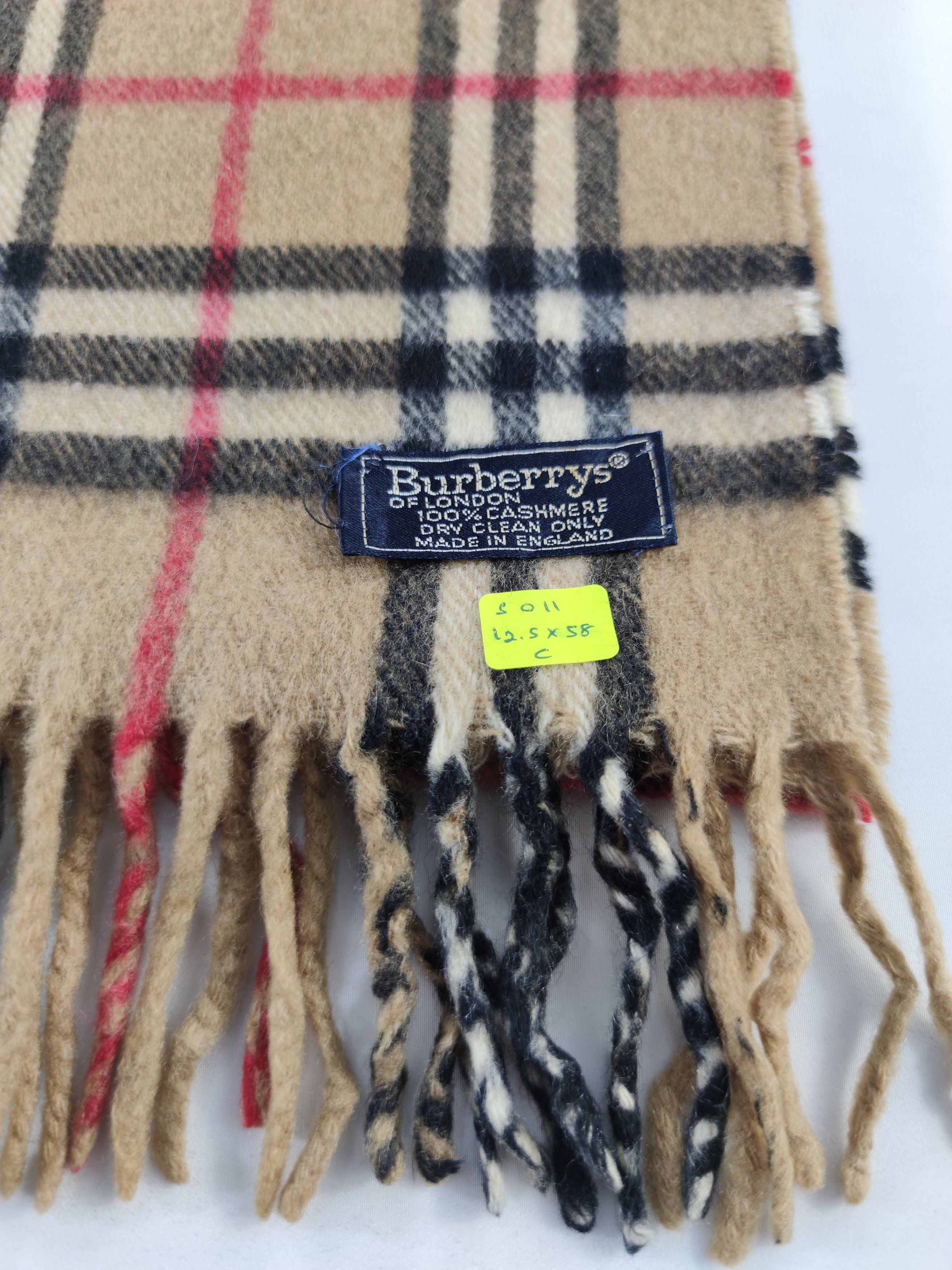 Burberry Burberry Nova Check Scarf/Muffler/Cashmere S011 Size ONE SIZE - 3 Thumbnail