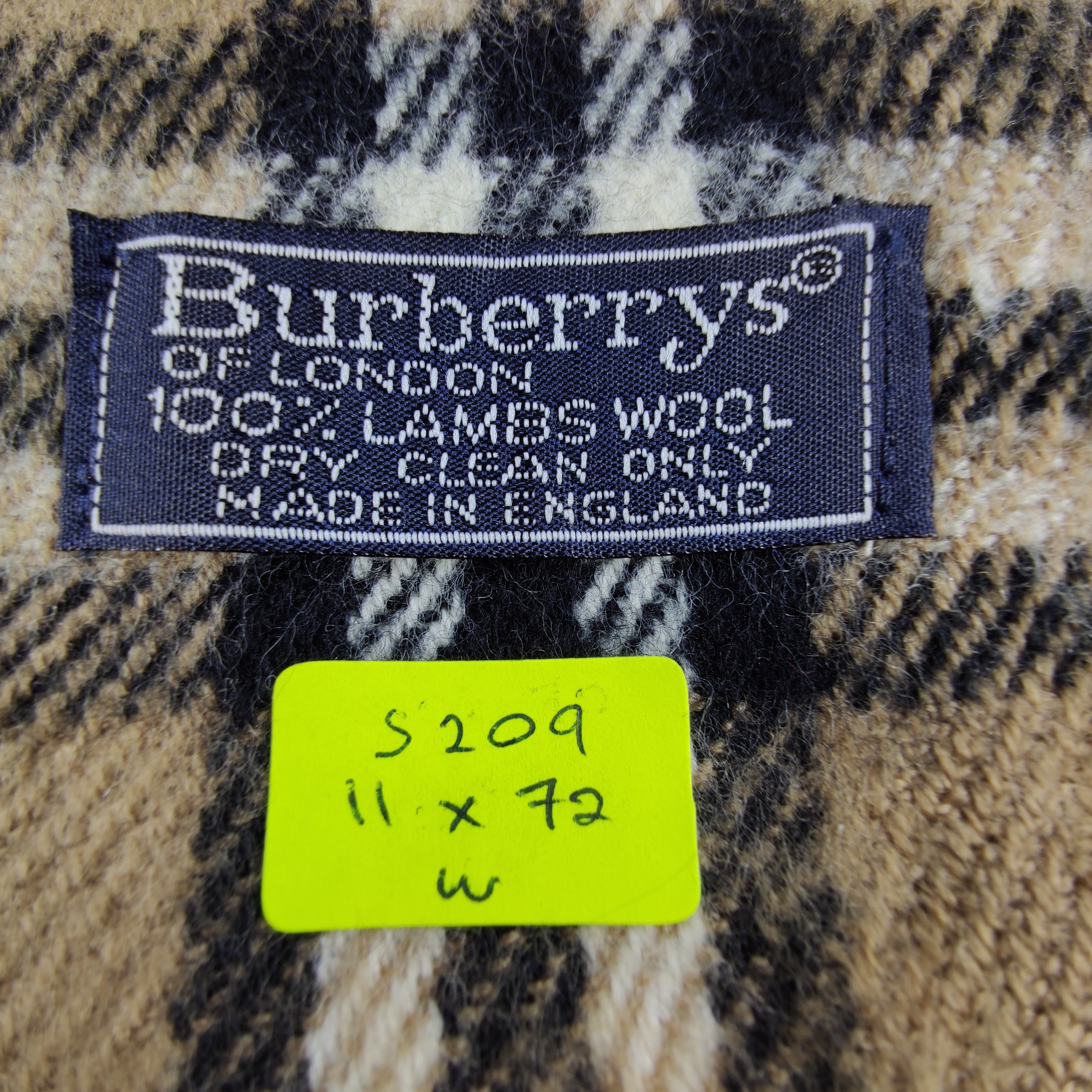Burberry Burberry Nova Check Scarf/Muffler/Wool-S209 Size ONE SIZE - 4 Thumbnail