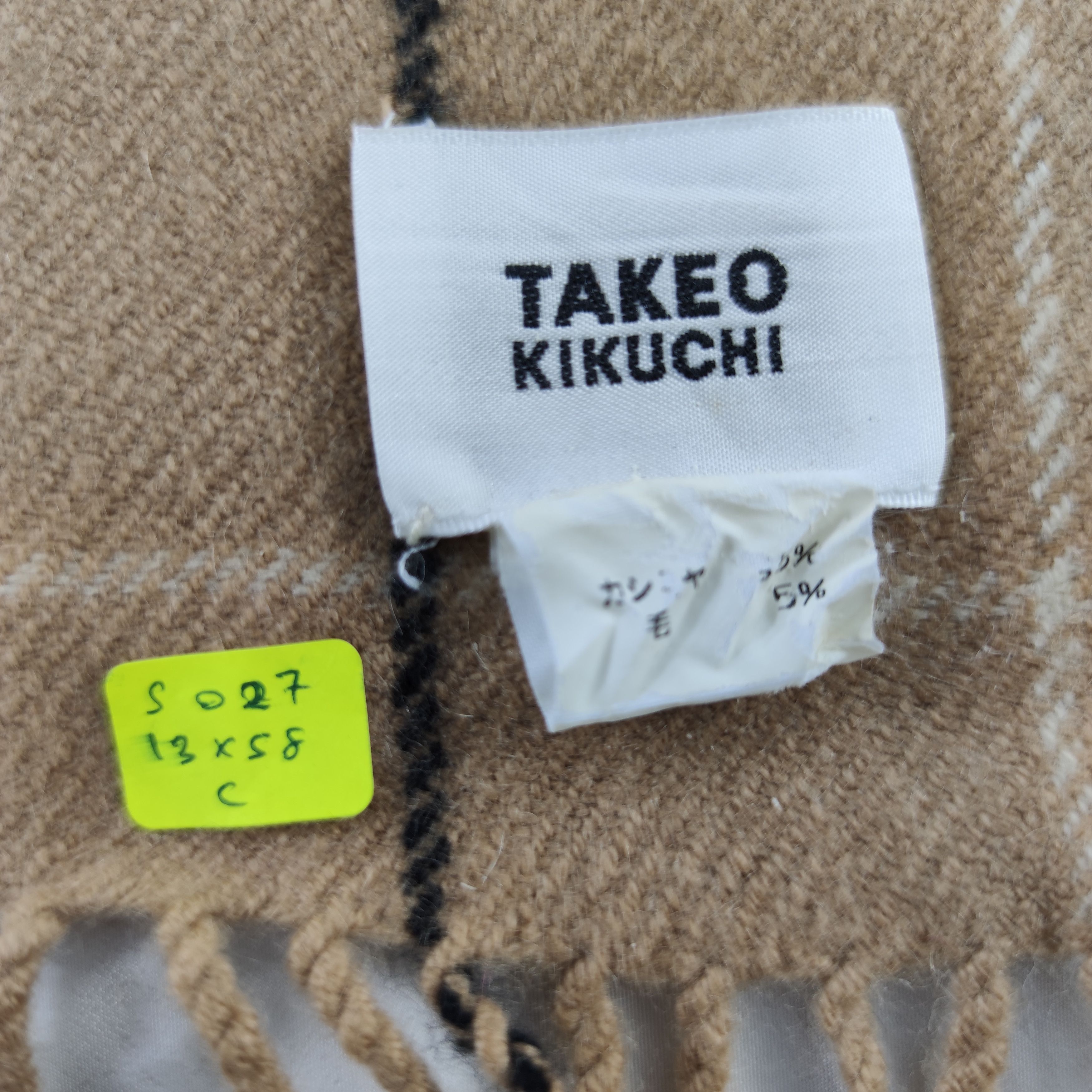 Takeo Kikuchi Takeo Kikuchi Scarf/Muffler/Cashmere Size ONE SIZE - 6 Thumbnail