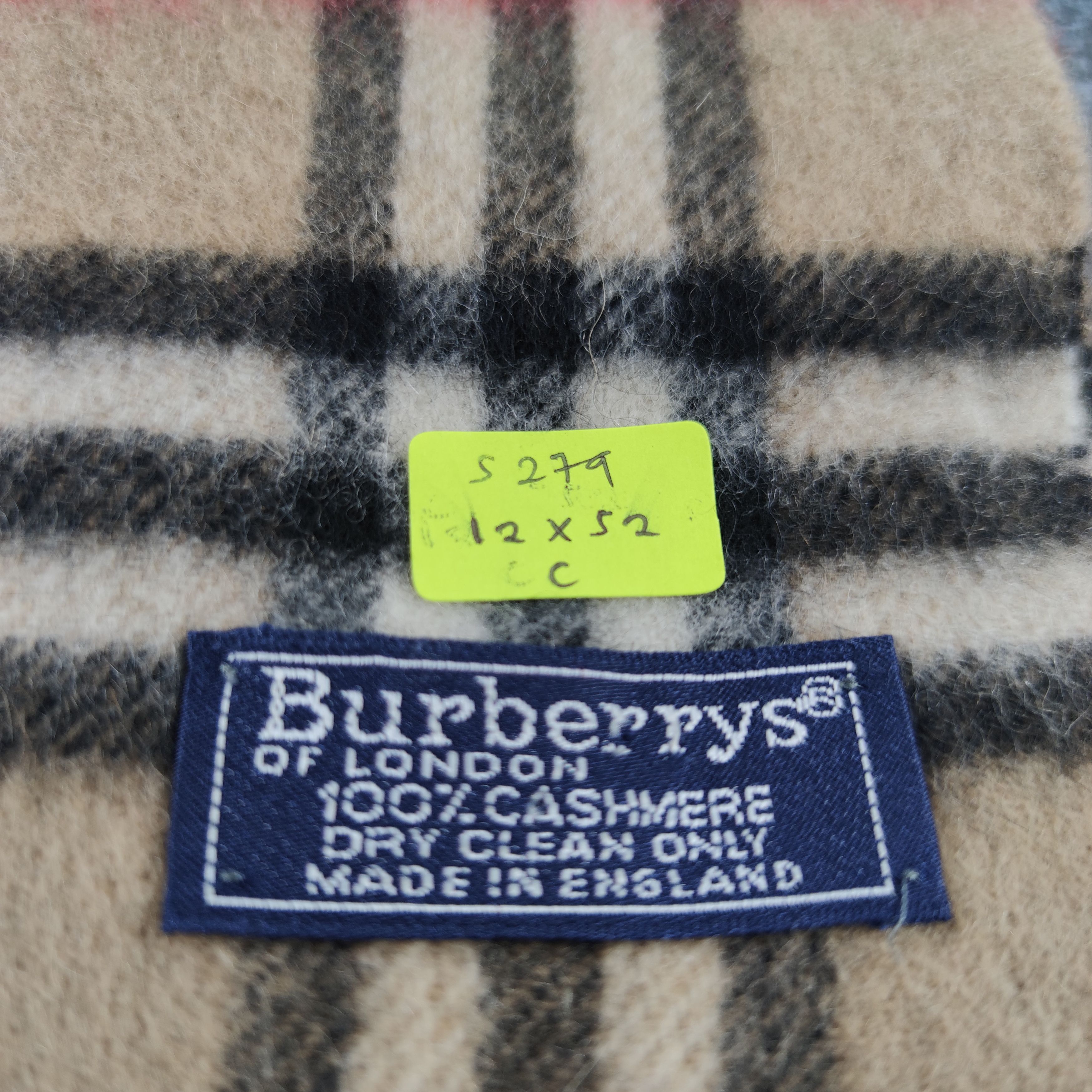 Burberry Burberry Nova Check Scarf/Muffler/Cashmere/S279 Size ONE SIZE - 4 Thumbnail