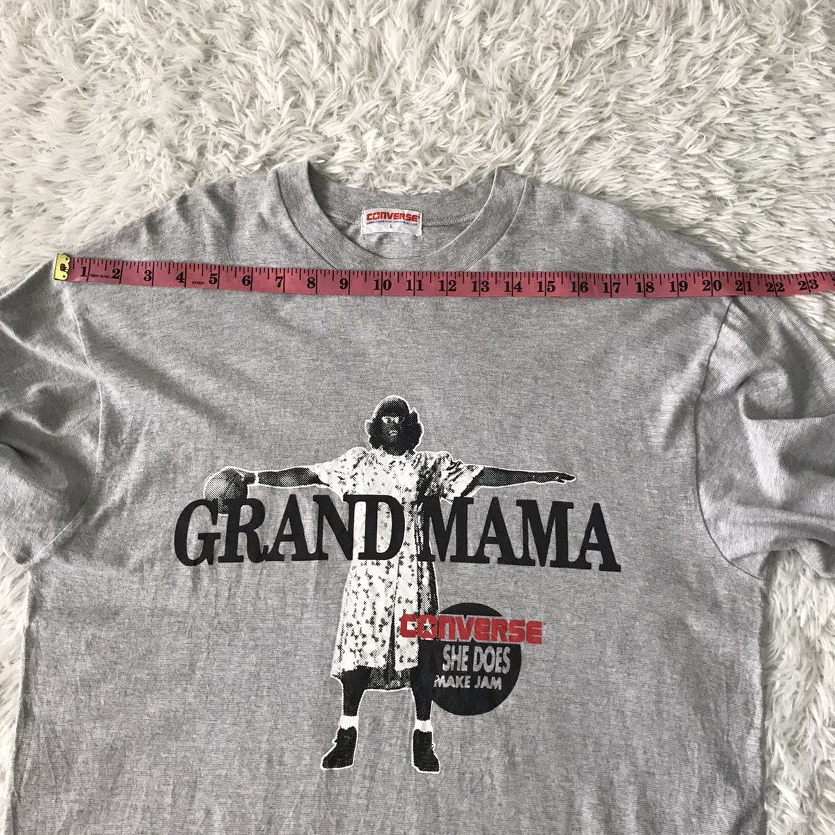 Converse × Vintage 💥Steals💥Vtg Converse Grand Mama Long Sleeve Size US L / EU 52-54 / 3 - 18 Thumbnail