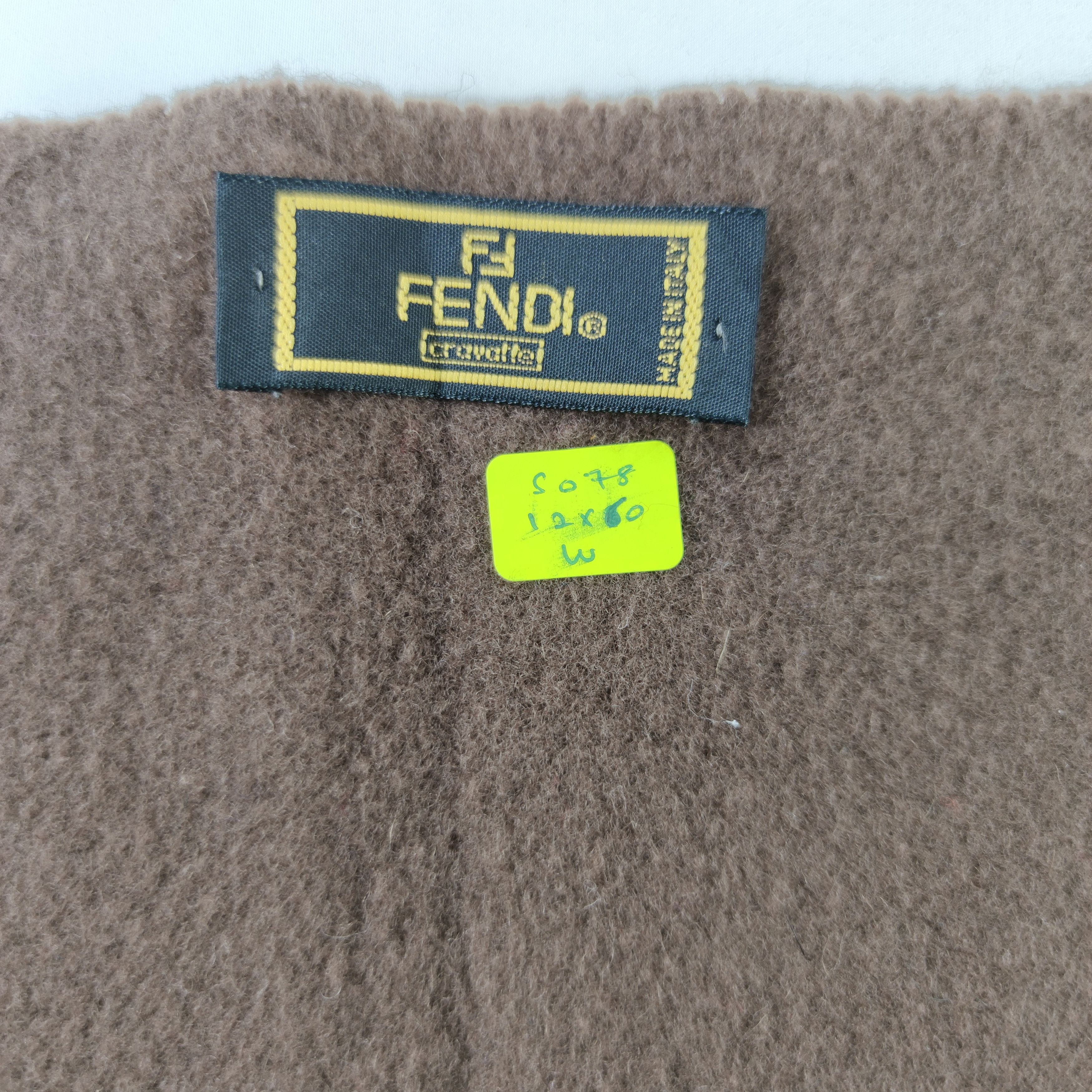 Vintage Fendi Scarf/Muffler/Wool S078 Size ONE SIZE - 5 Thumbnail