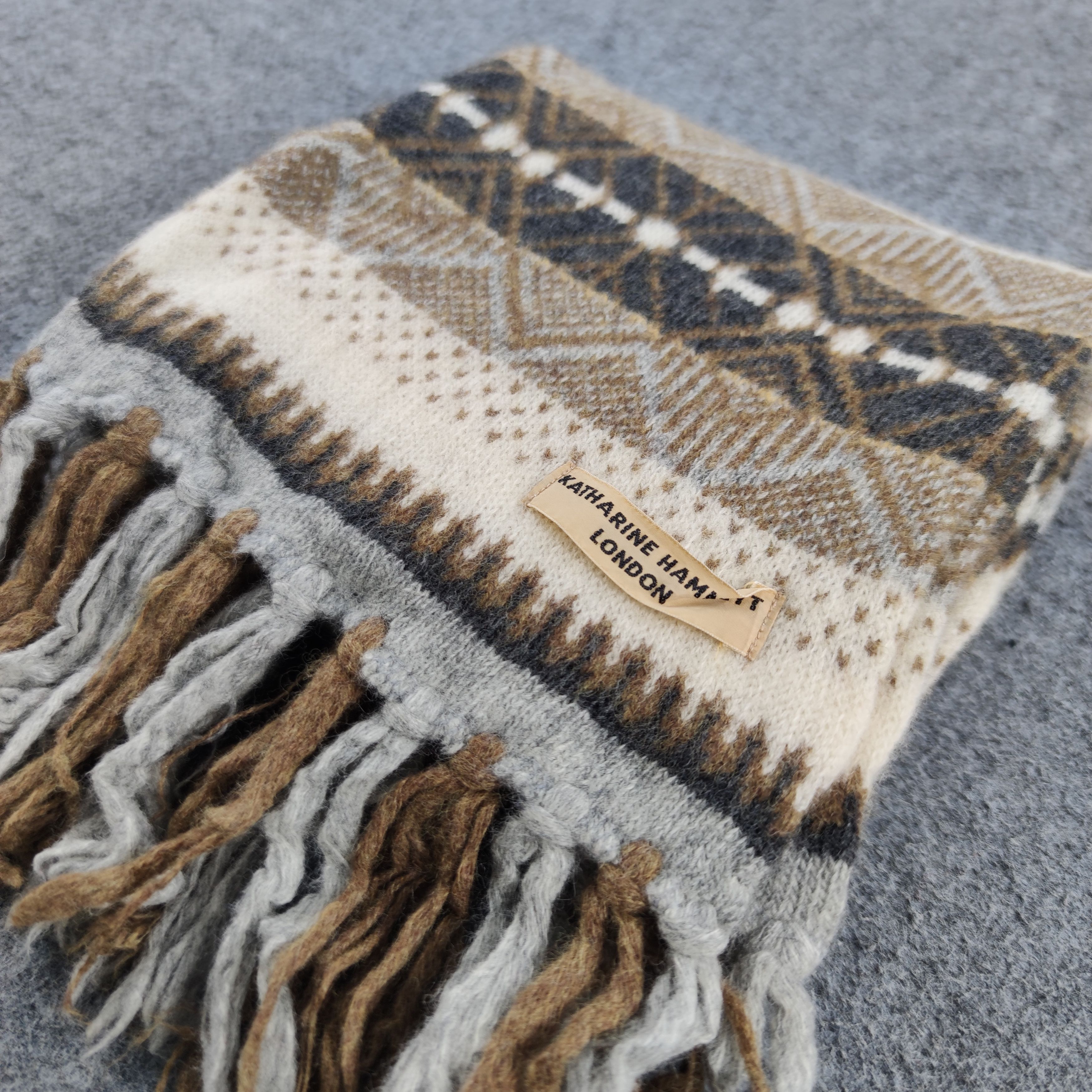 Katharine Hamnett London Katharine Hamnett Scarf/Muffler/Wool Size ONE SIZE - 3 Thumbnail