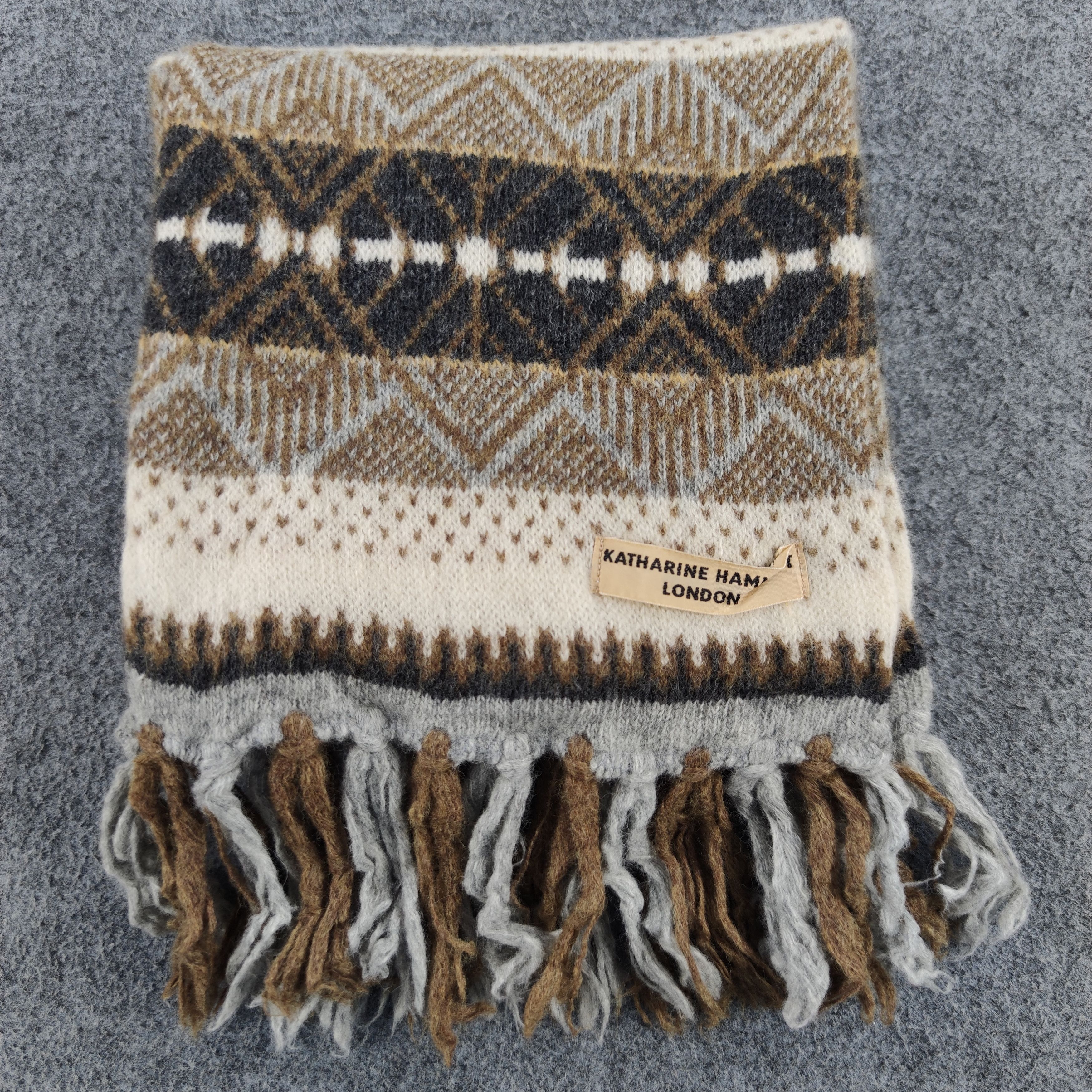 Katharine Hamnett London Katharine Hamnett Scarf/Muffler/Wool Size ONE SIZE - 2 Thumbnail