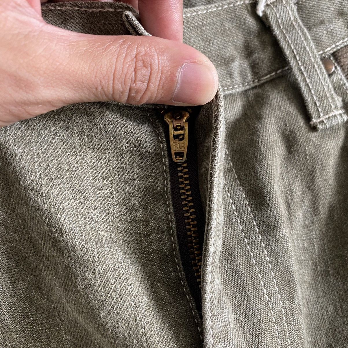 Designer Japanese Brand Concave Attempt Flap Pocket Tapered Leg Jeans Size US 33 - 10 Thumbnail