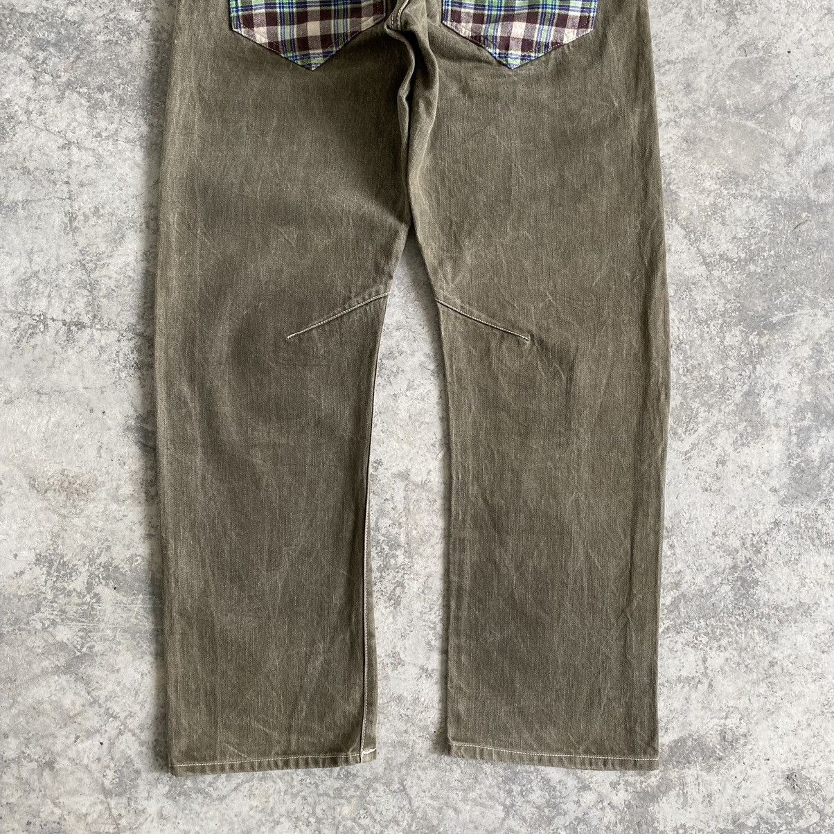 Designer Japanese Brand Concave Attempt Flap Pocket Tapered Leg Jeans Size US 33 - 14 Thumbnail