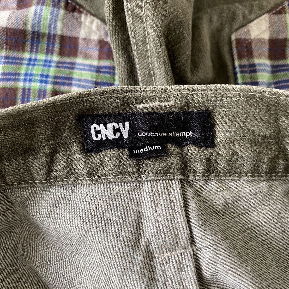 Designer Japanese Brand Concave Attempt Flap Pocket Tapered Leg Jeans Size US 33 - 18 Thumbnail