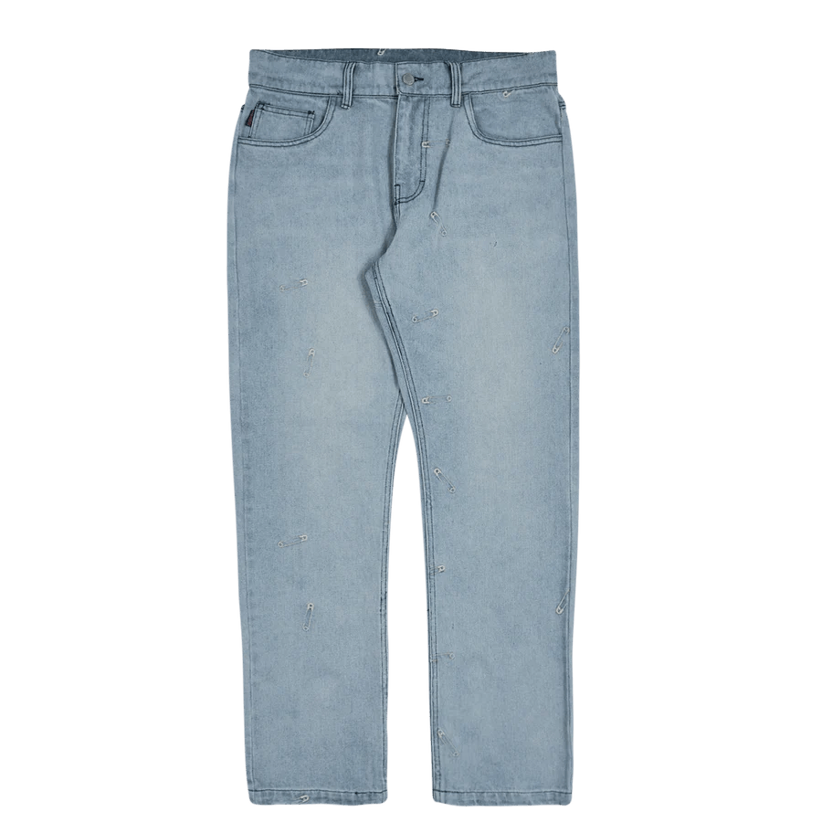Safety Pin Pocket Denim