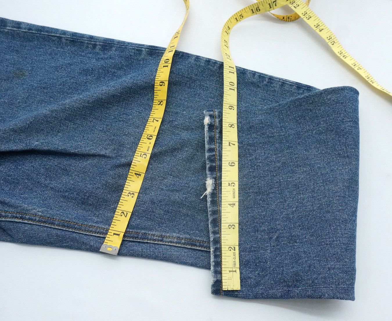 Beams Plus Rare🔥Vintage Japan RAY BEAMS Slanted Button Fly Jeans Size US 27 - 12 Thumbnail