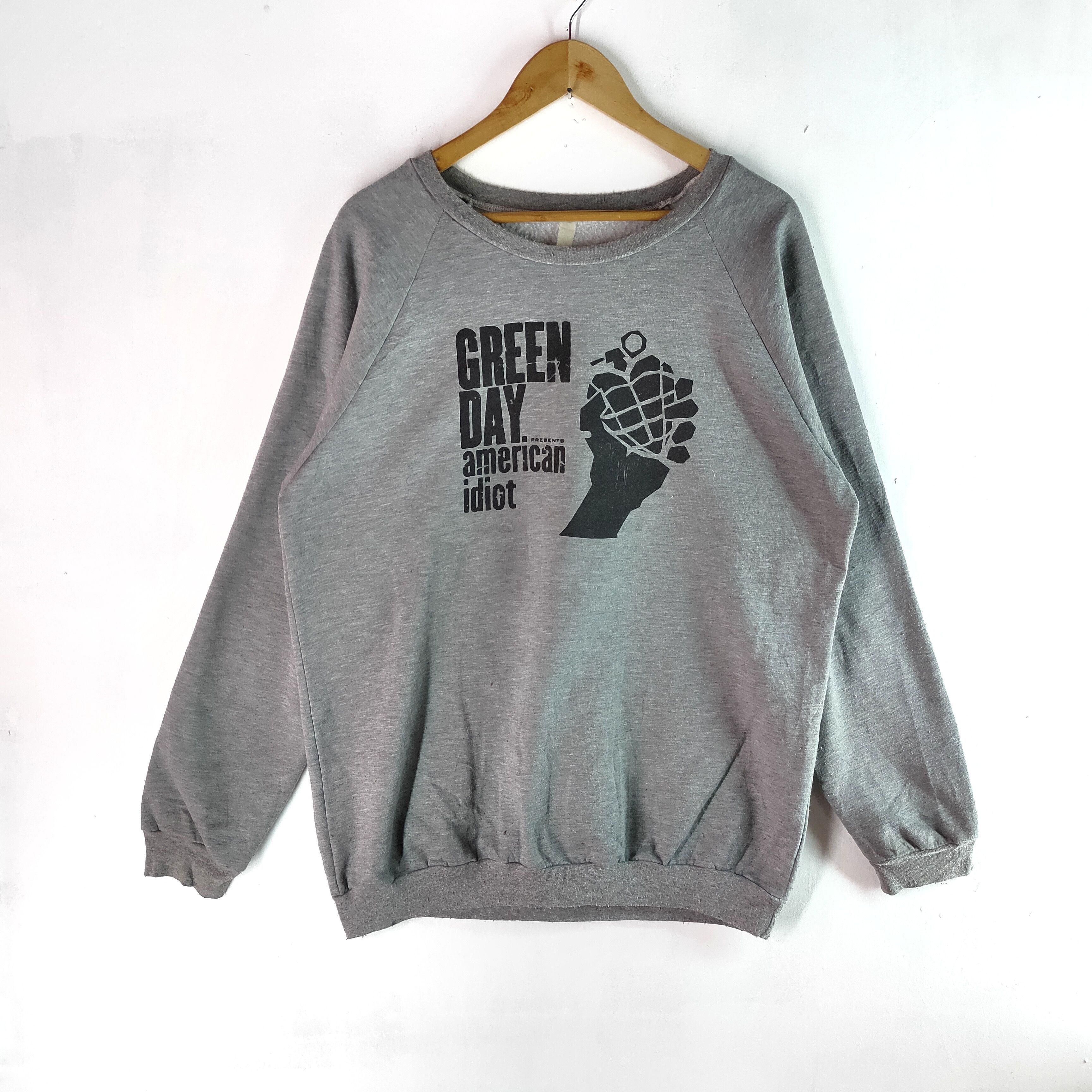 Band Tees GREEN DAY Band American Idiot Big Print Sweatshirt Size US L / EU 52-54 / 3 - 1 Thumbnail