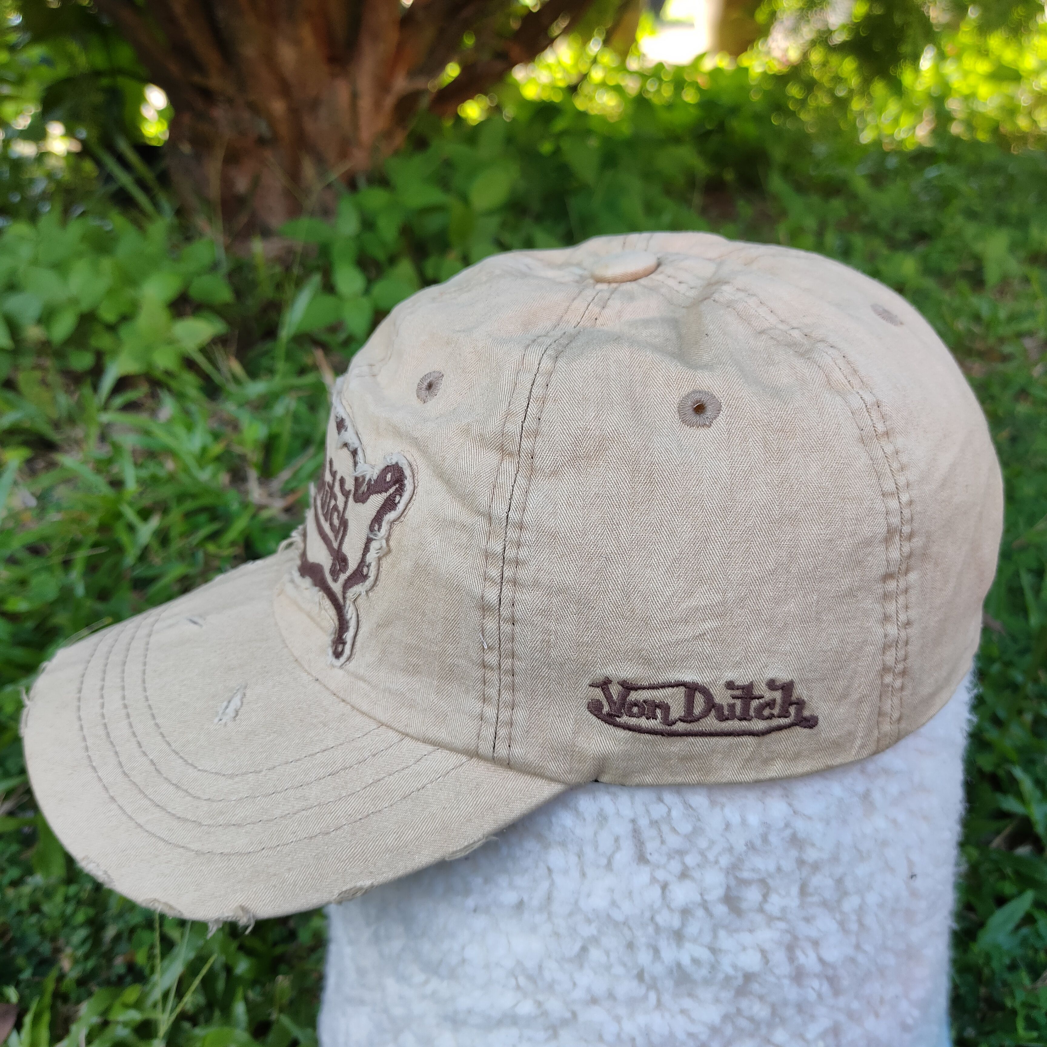 Von Dutch Vintage VON DUTCH Patches Embroidery Leather Clip Cap Size ONE SIZE - 3 Thumbnail