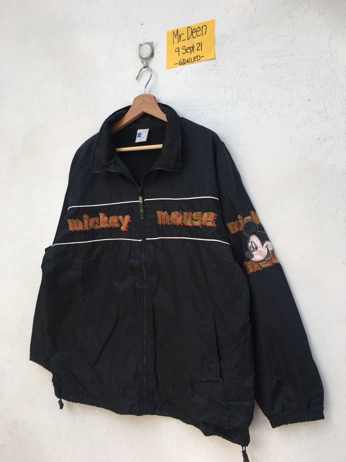Disney Vtg 90s Rare Mickey Mouse Embroidered Windbreaker/Raincoat Size US XL / EU 56 / 4 - 8 Thumbnail