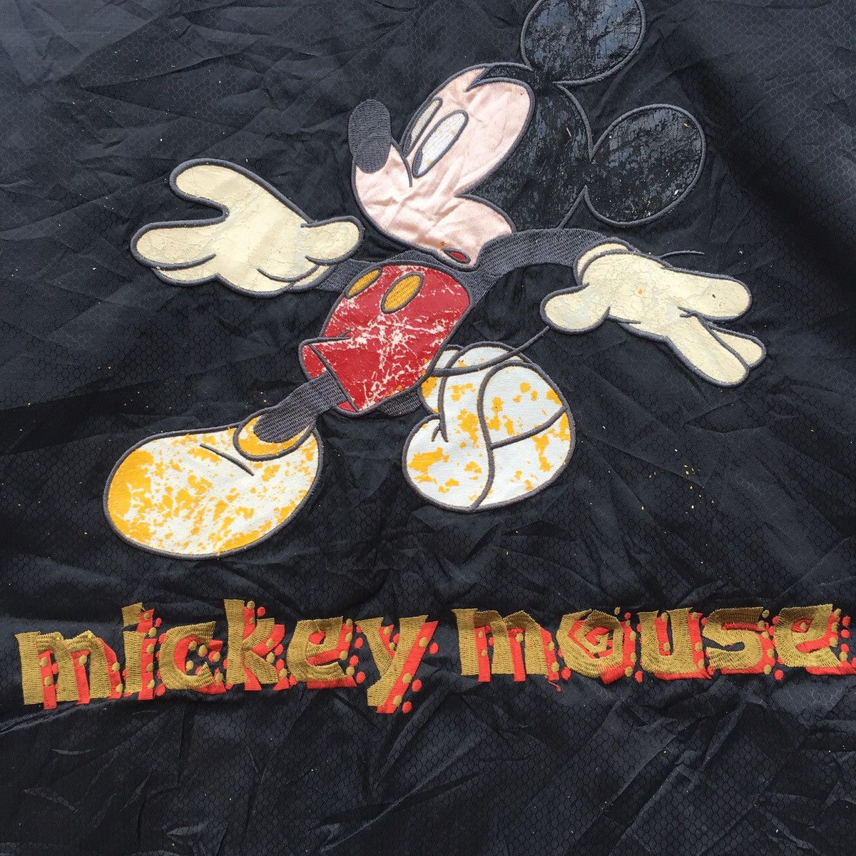 Disney Vtg 90s Rare Mickey Mouse Embroidered Windbreaker/Raincoat Size US XL / EU 56 / 4 - 4 Thumbnail