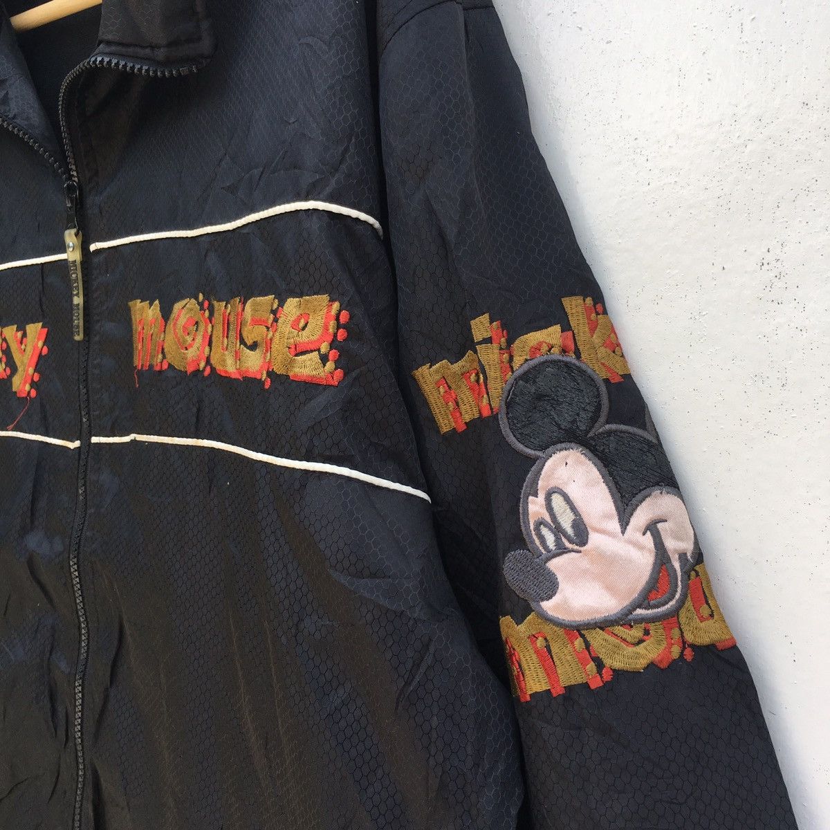 Disney Vtg 90s Rare Mickey Mouse Embroidered Windbreaker/Raincoat Size US XL / EU 56 / 4 - 10 Thumbnail