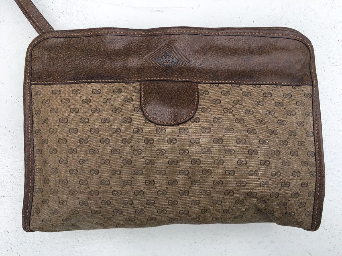 Gucci Vintage 90s Authentic Gucci Clutch Bag Size ONE SIZE - 3 Thumbnail