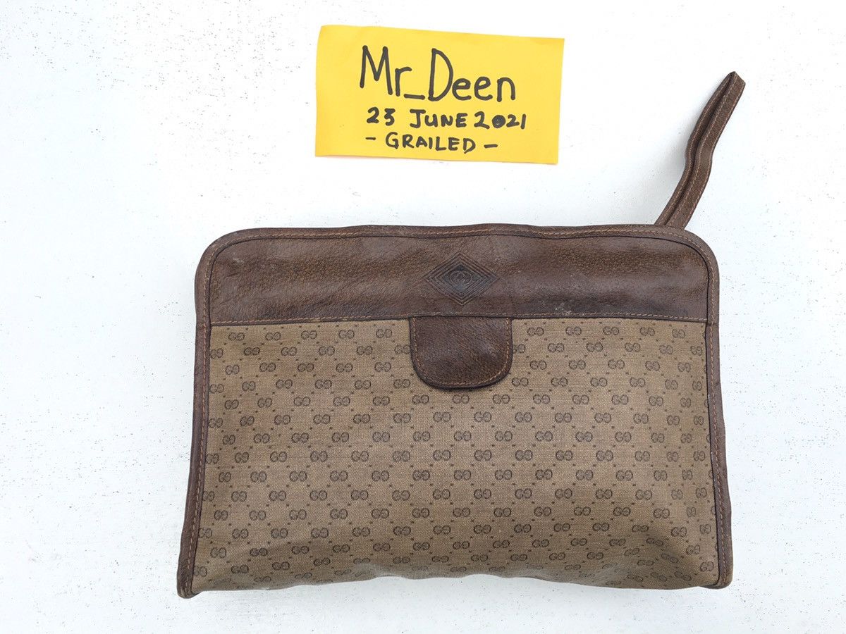 Gucci Vintage 90s Authentic Gucci Clutch Bag Size ONE SIZE - 2 Thumbnail