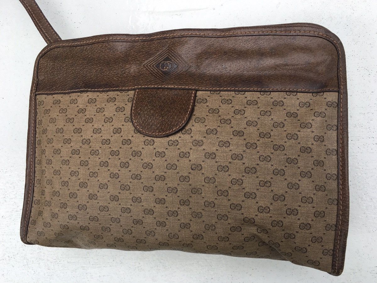Gucci Vintage 90s Authentic Gucci Clutch Bag Size ONE SIZE - 5 Thumbnail