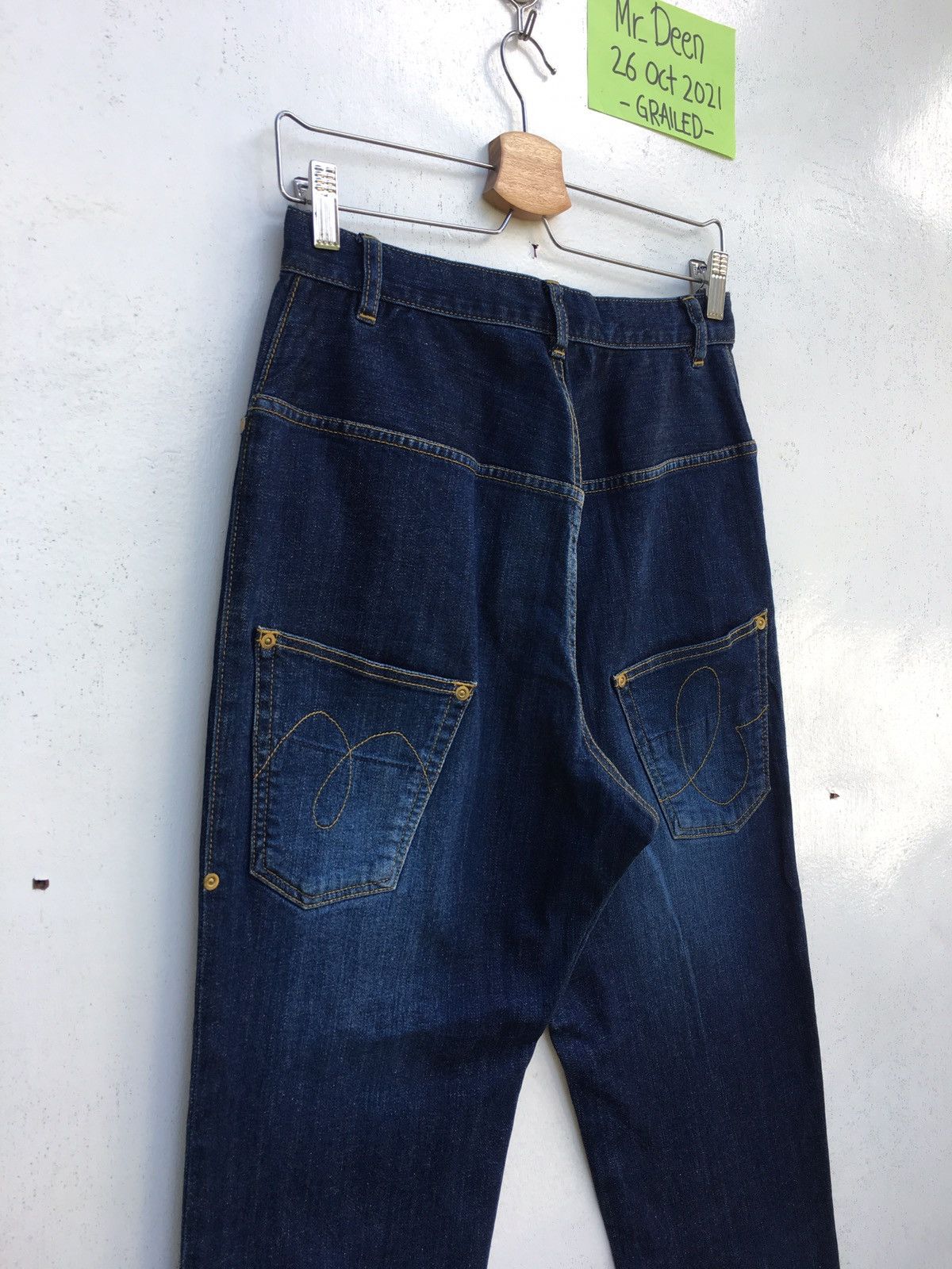 Issey Miyake Rare Mercibeaucoup By Issey Miyake Drop Crotch Jeans Size US 28 / EU 44 - 15 Thumbnail