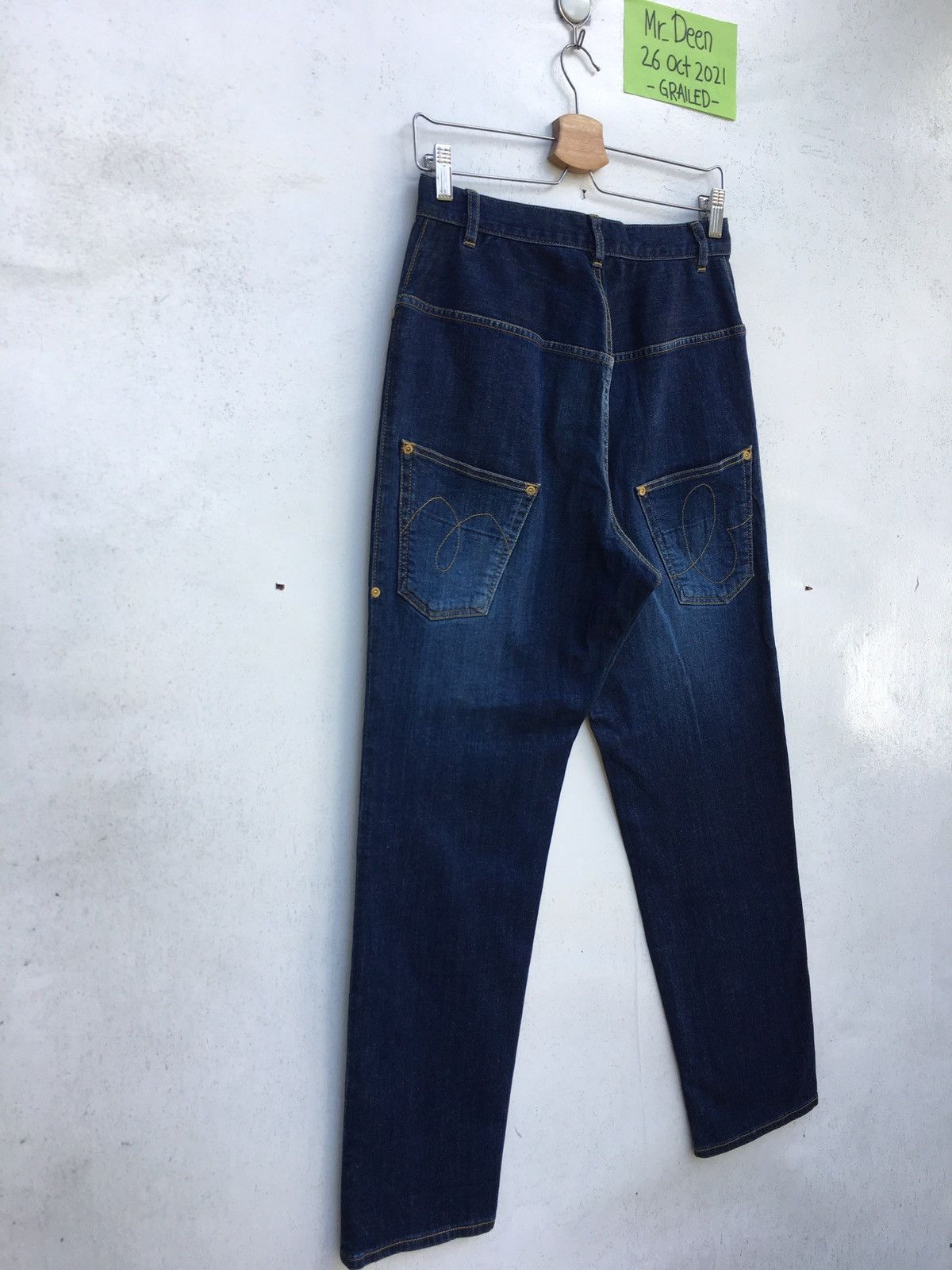 Issey Miyake Rare Mercibeaucoup By Issey Miyake Drop Crotch Jeans Size US 28 / EU 44 - 12 Thumbnail