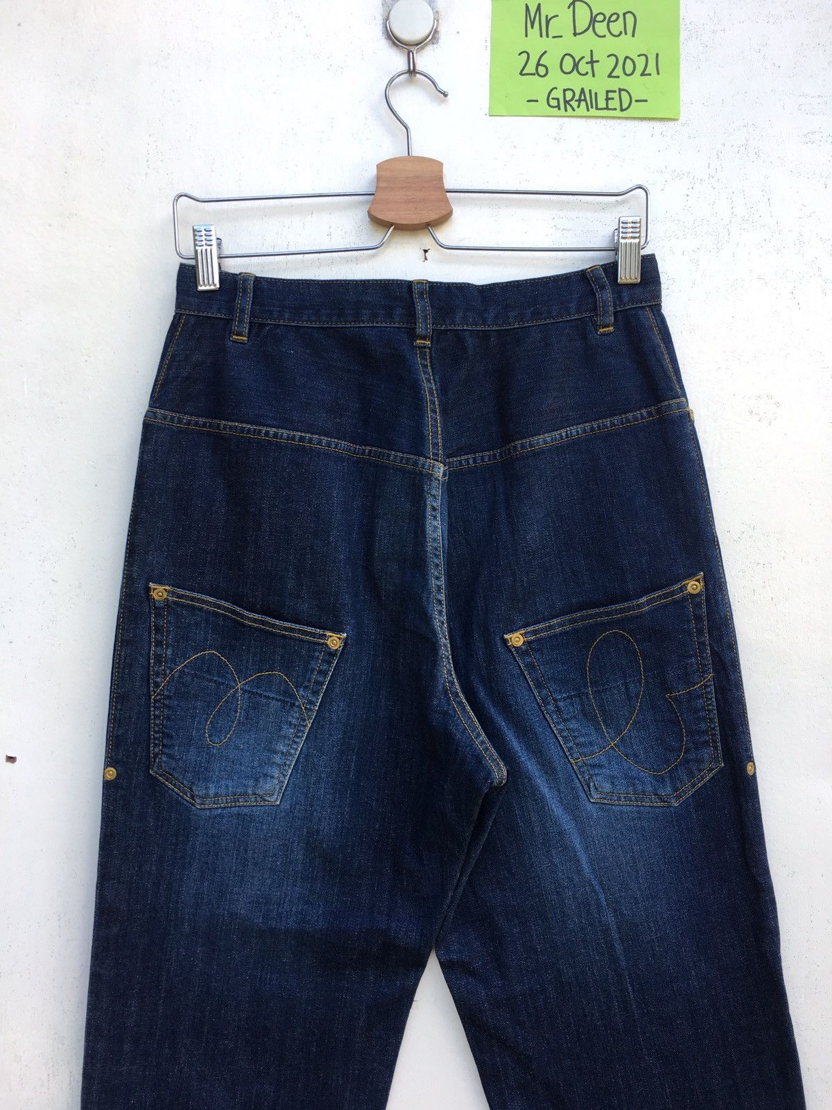 Issey Miyake Rare Mercibeaucoup By Issey Miyake Drop Crotch Jeans Size US 28 / EU 44 - 14 Thumbnail