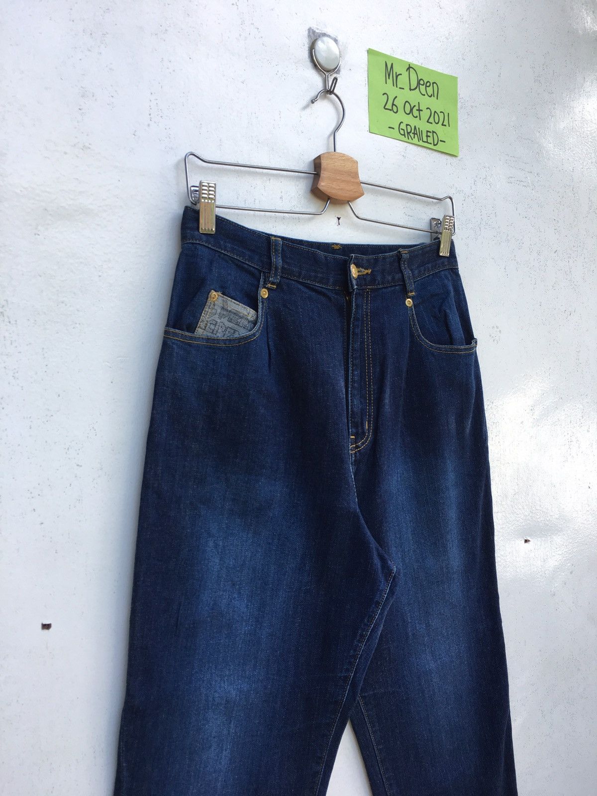 Issey Miyake Rare Mercibeaucoup By Issey Miyake Drop Crotch Jeans Size US 28 / EU 44 - 6 Thumbnail