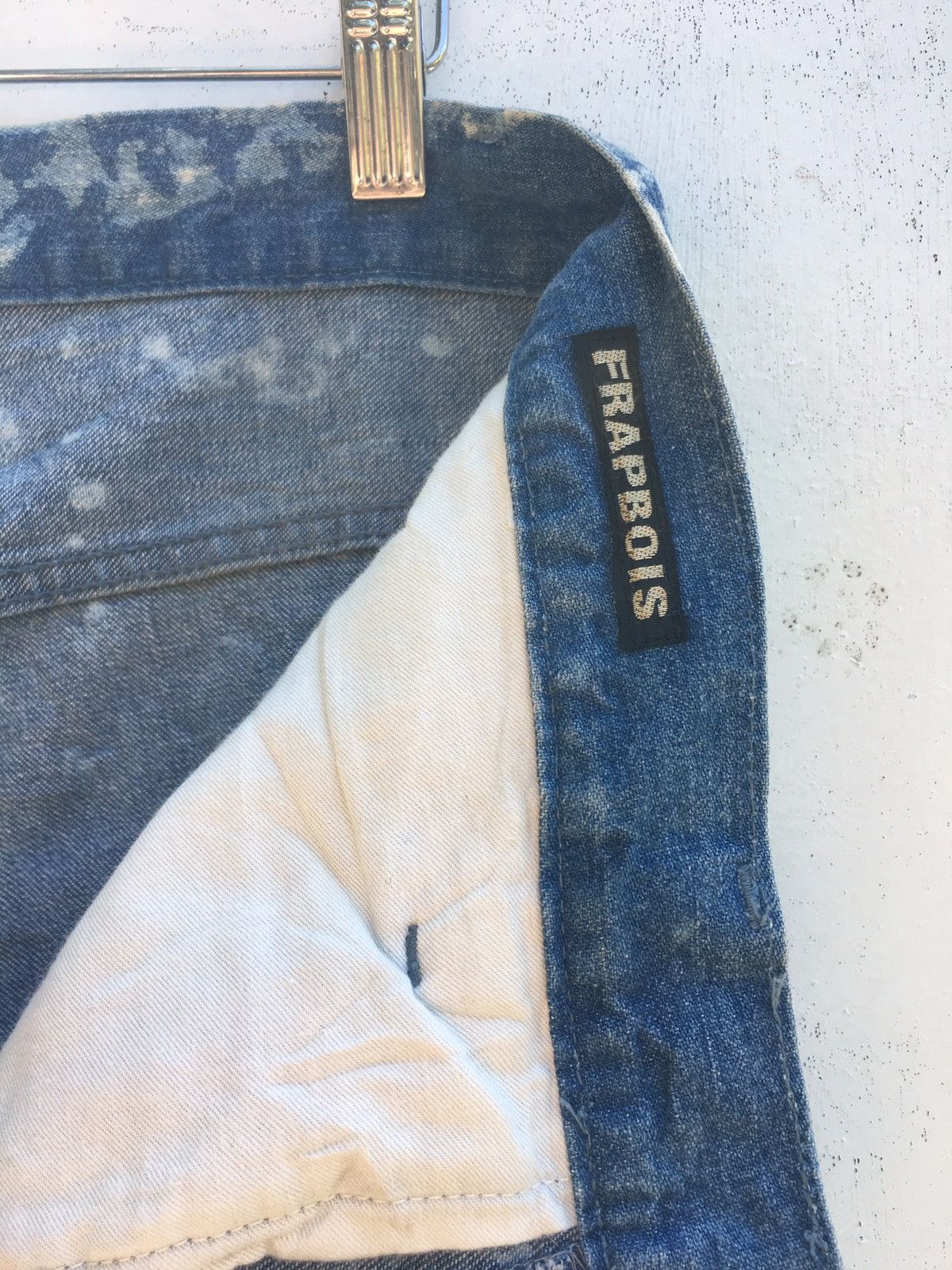 Frapbois Rare Japanese Brand Frapbois Denim Acid Wash Size US 34 / EU 50 - 9 Thumbnail