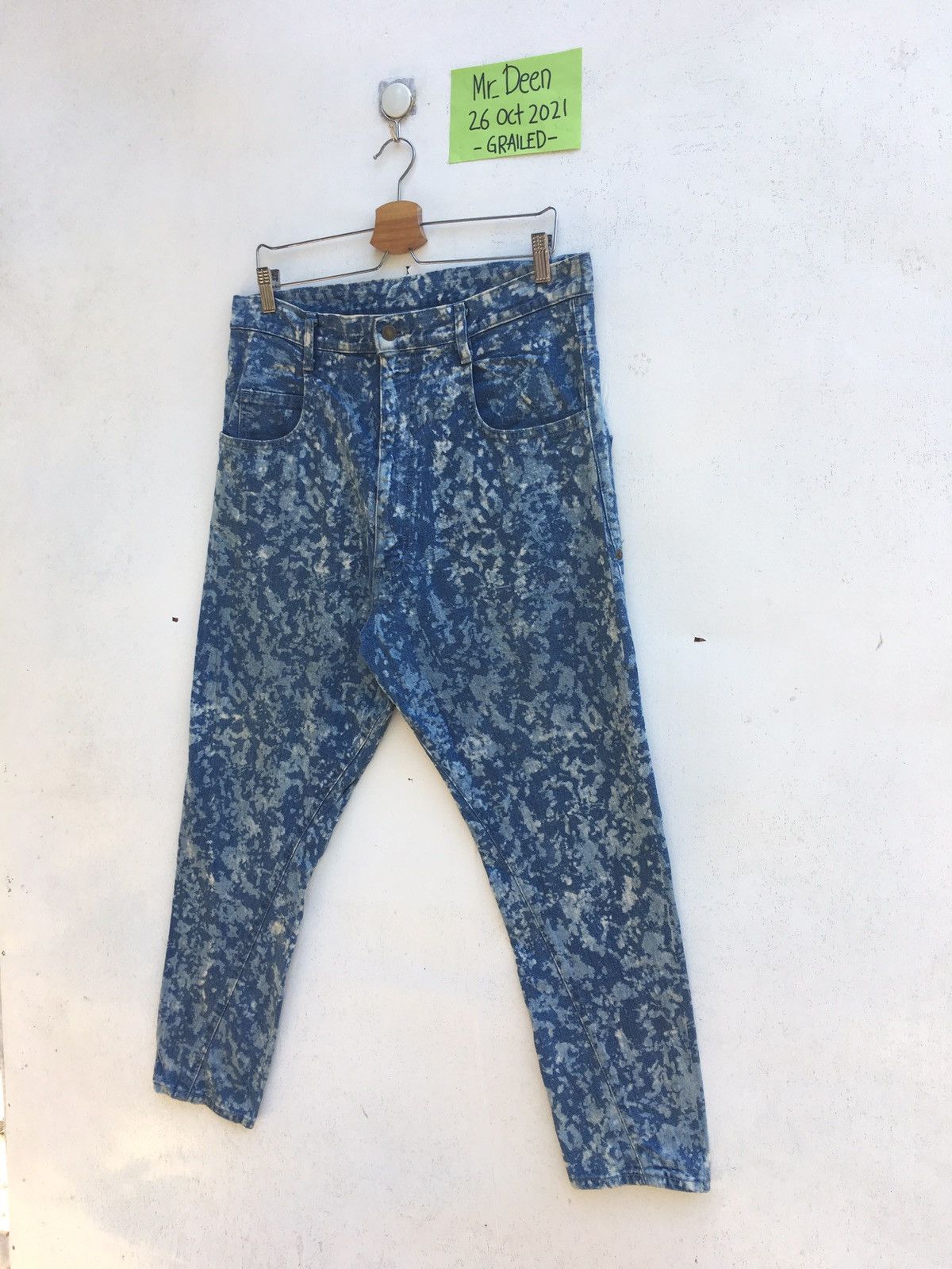 Frapbois Rare Japanese Brand Frapbois Denim Acid Wash Size US 34 / EU 50 - 3 Thumbnail
