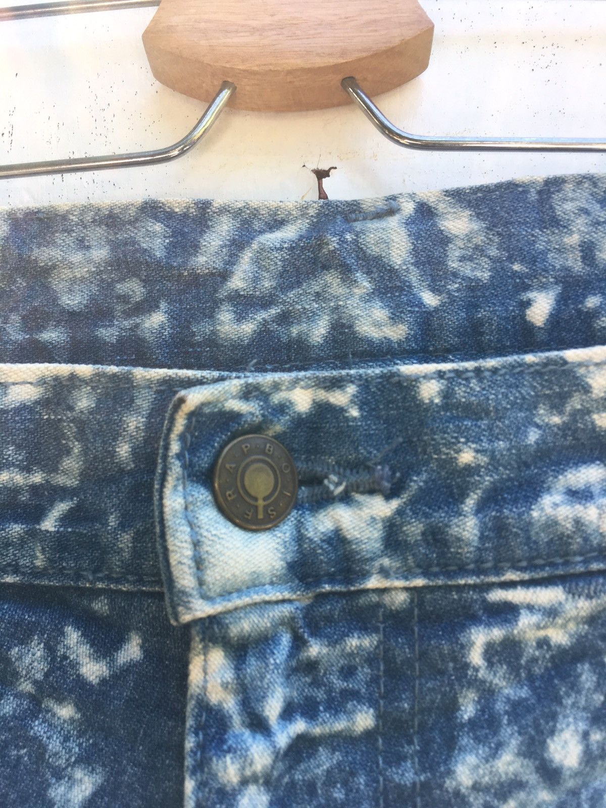 Frapbois Rare Japanese Brand Frapbois Denim Acid Wash Size US 34 / EU 50 - 8 Thumbnail
