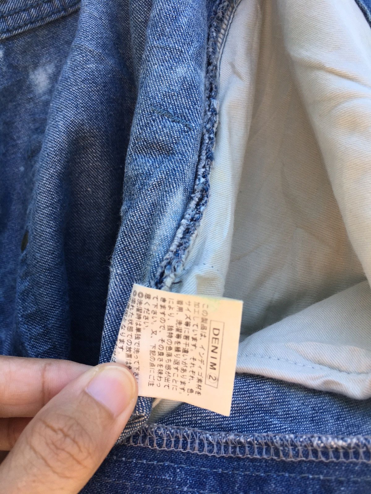Frapbois Rare Japanese Brand Frapbois Denim Acid Wash Size US 34 / EU 50 - 12 Thumbnail