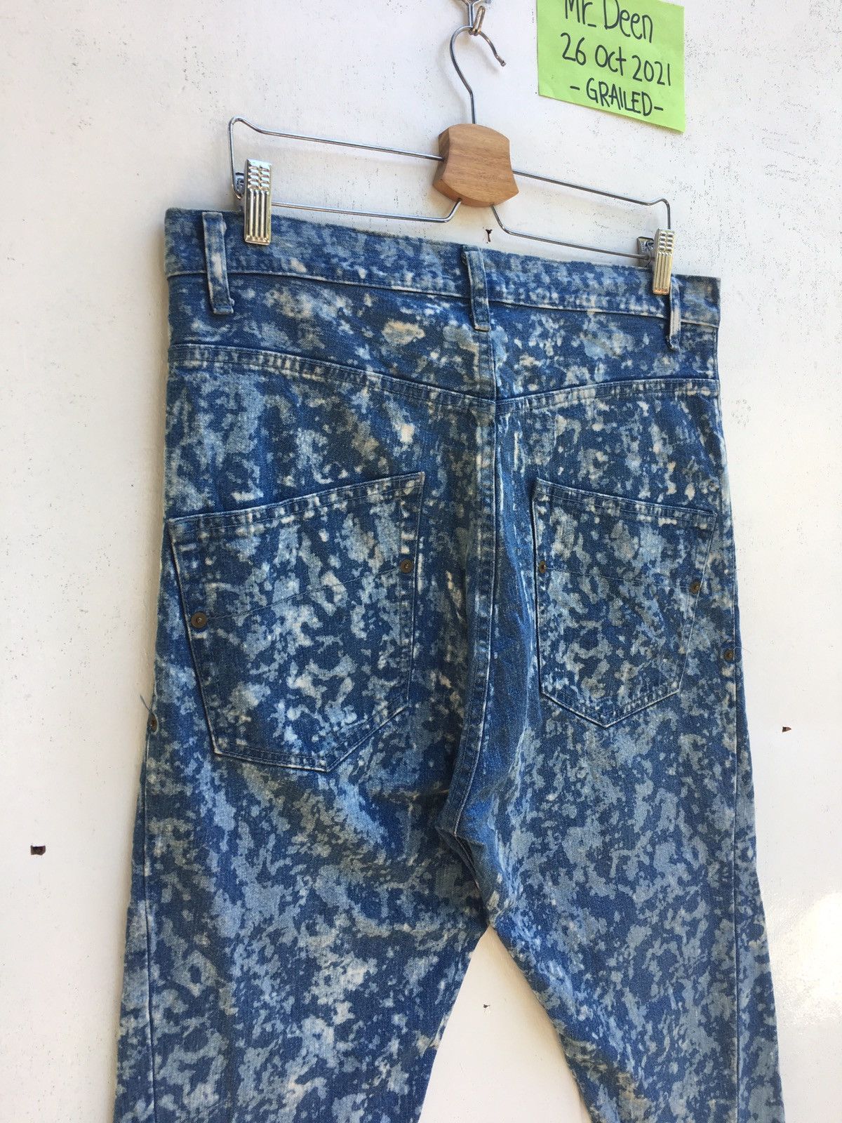 Frapbois Rare Japanese Brand Frapbois Denim Acid Wash Size US 34 / EU 50 - 17 Thumbnail