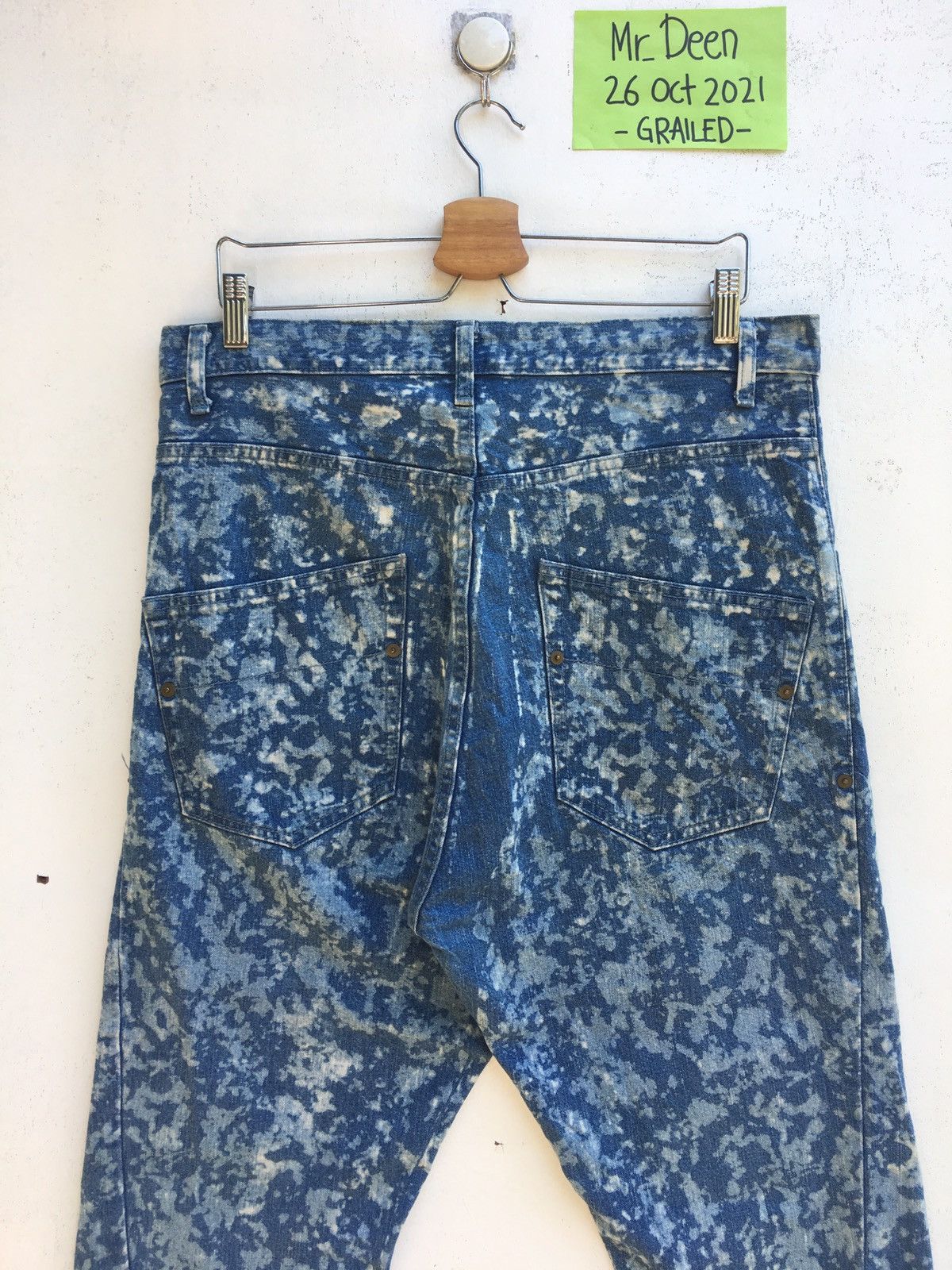 Frapbois Rare Japanese Brand Frapbois Denim Acid Wash Size US 34 / EU 50 - 16 Thumbnail