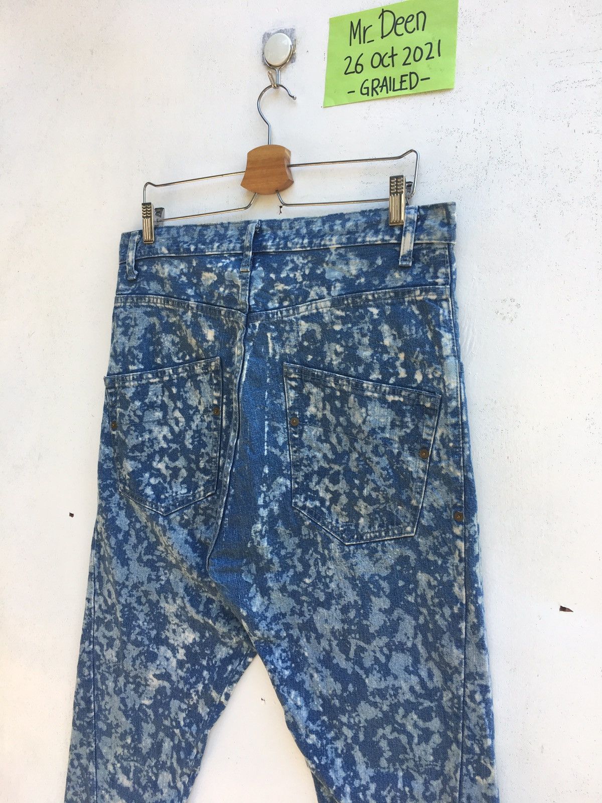Frapbois Rare Japanese Brand Frapbois Denim Acid Wash Size US 34 / EU 50 - 18 Thumbnail
