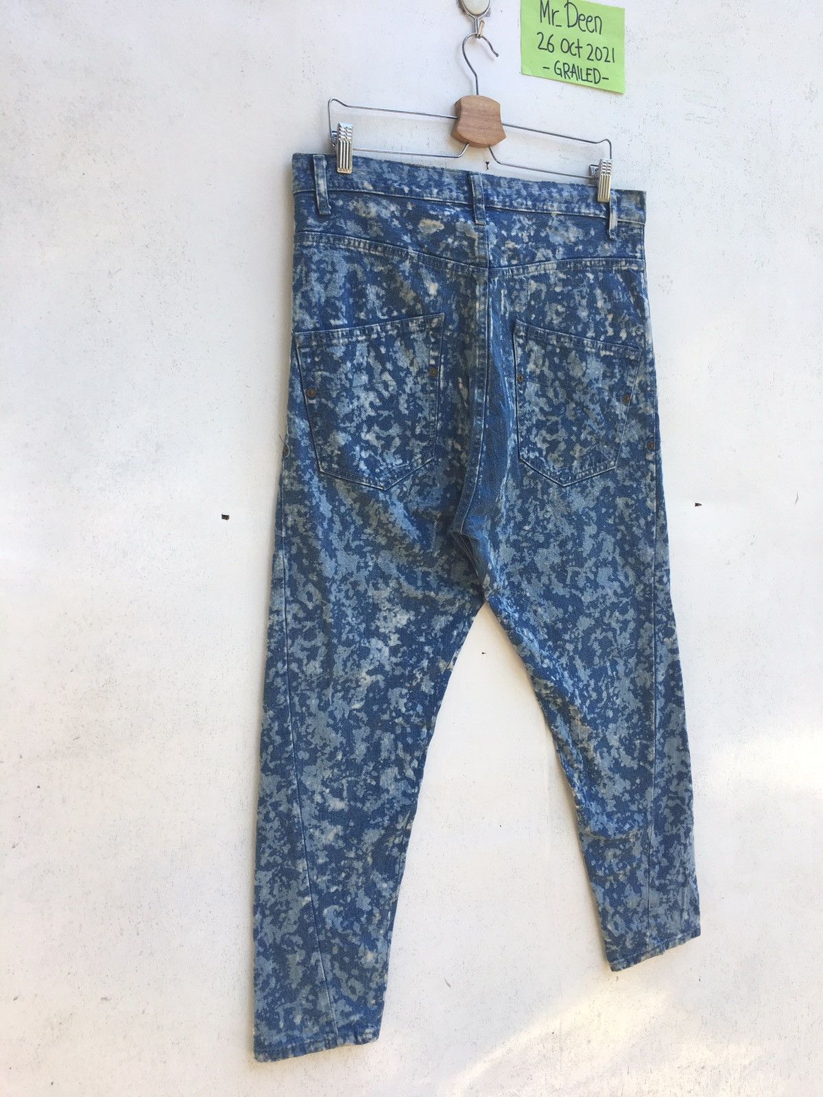 Frapbois Rare Japanese Brand Frapbois Denim Acid Wash Size US 34 / EU 50 - 14 Thumbnail