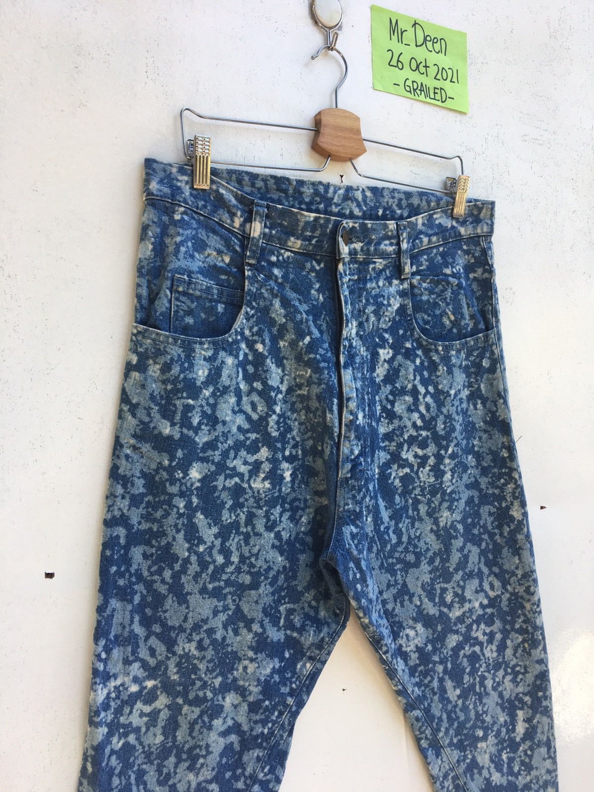 Frapbois Rare Japanese Brand Frapbois Denim Acid Wash Size US 34 / EU 50 - 5 Thumbnail