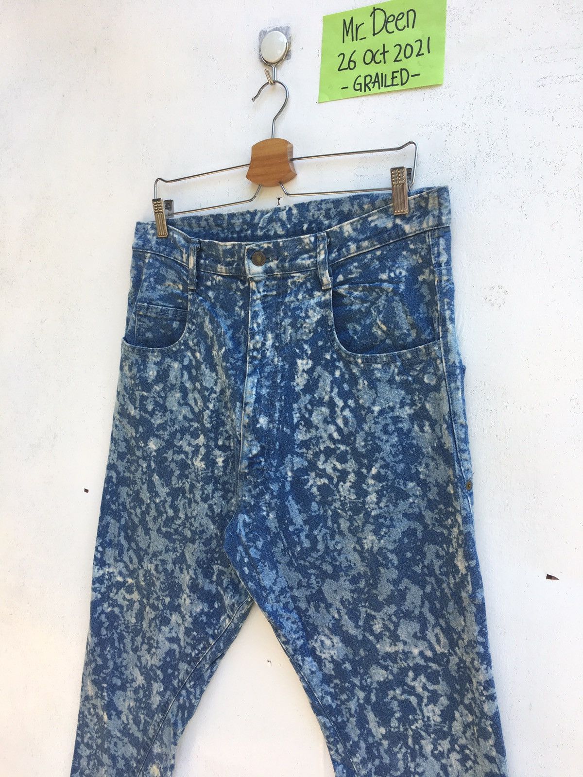 Frapbois Rare Japanese Brand Frapbois Denim Acid Wash Size US 34 / EU 50 - 6 Thumbnail