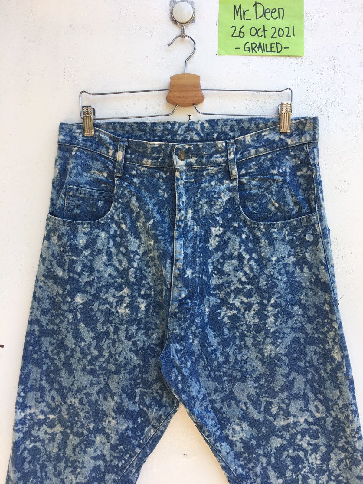 Frapbois Rare Japanese Brand Frapbois Denim Acid Wash Size US 34 / EU 50 - 4 Thumbnail