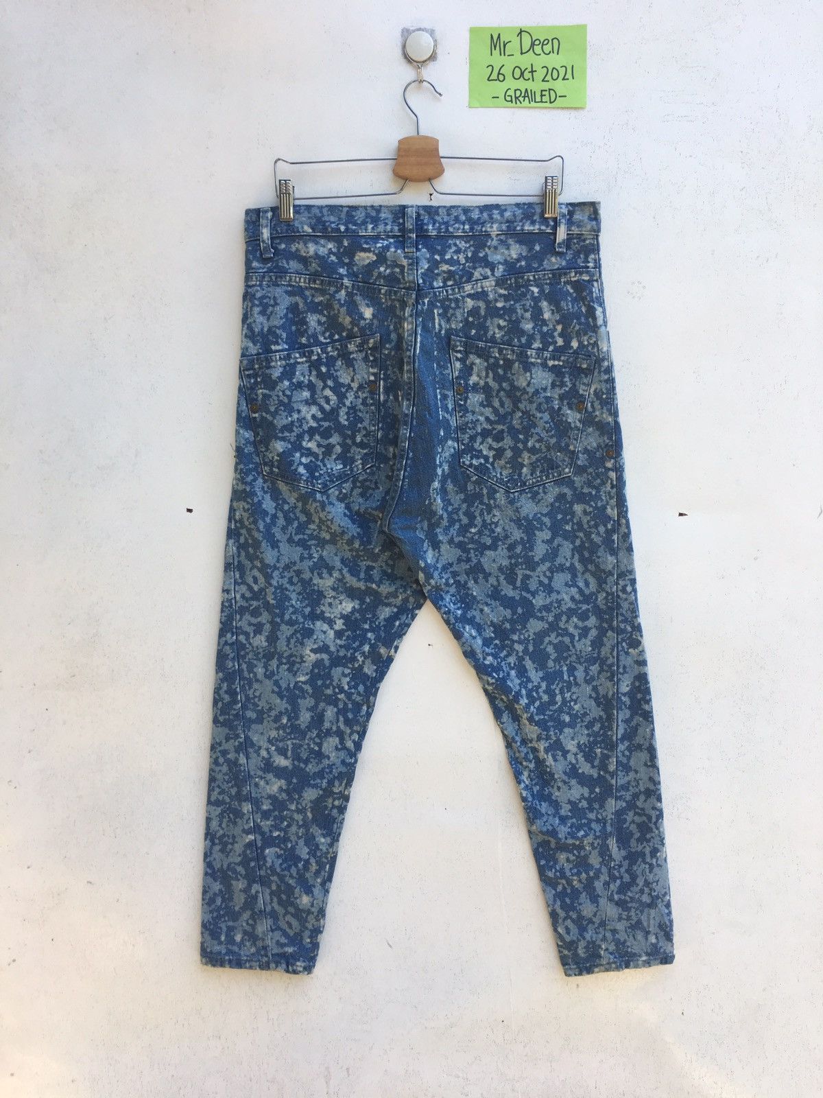 Frapbois Rare Japanese Brand Frapbois Denim Acid Wash Size US 34 / EU 50 - 13 Thumbnail